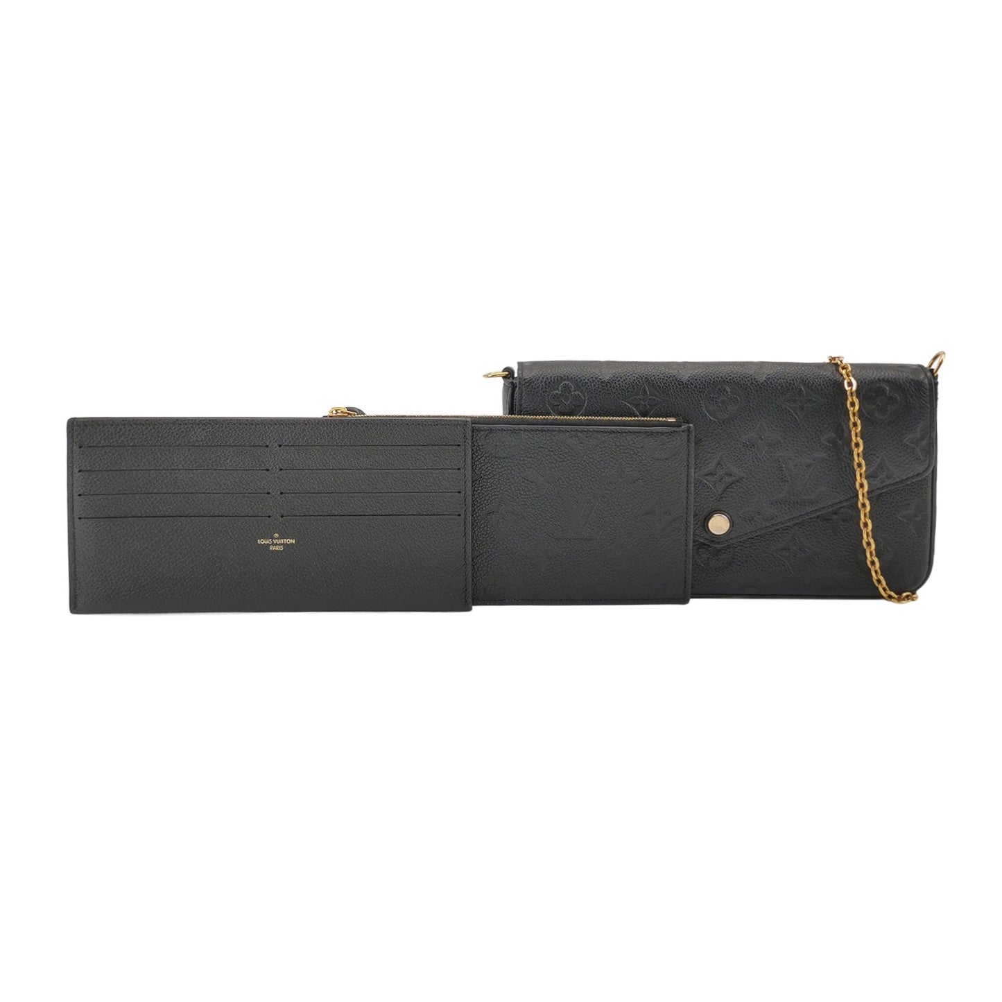 Louis Vuitton - Pochette Félicie - Leather - Black - (mini)
