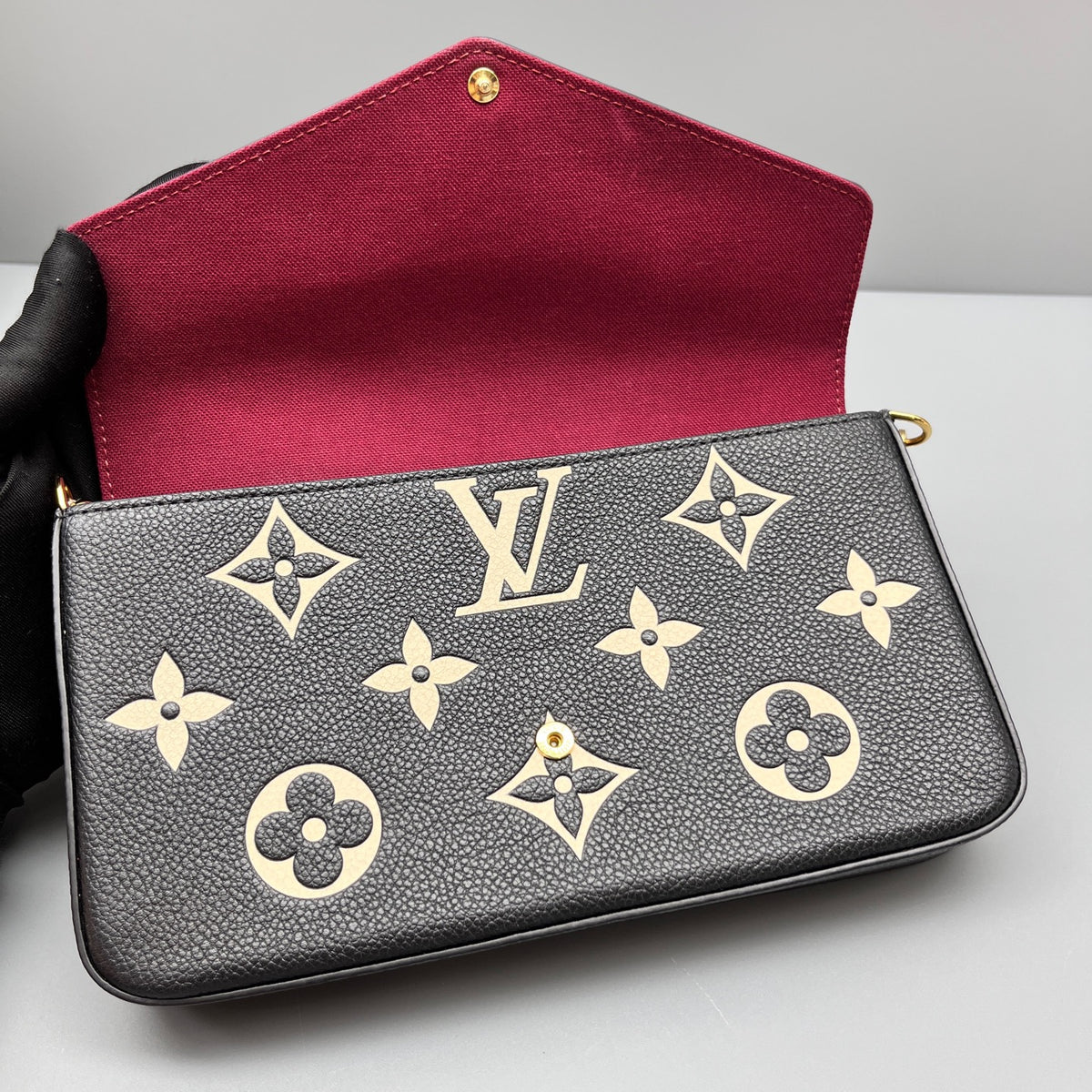 Louis Vuitton - Pochette Felicie - Leather - Black - (mini)