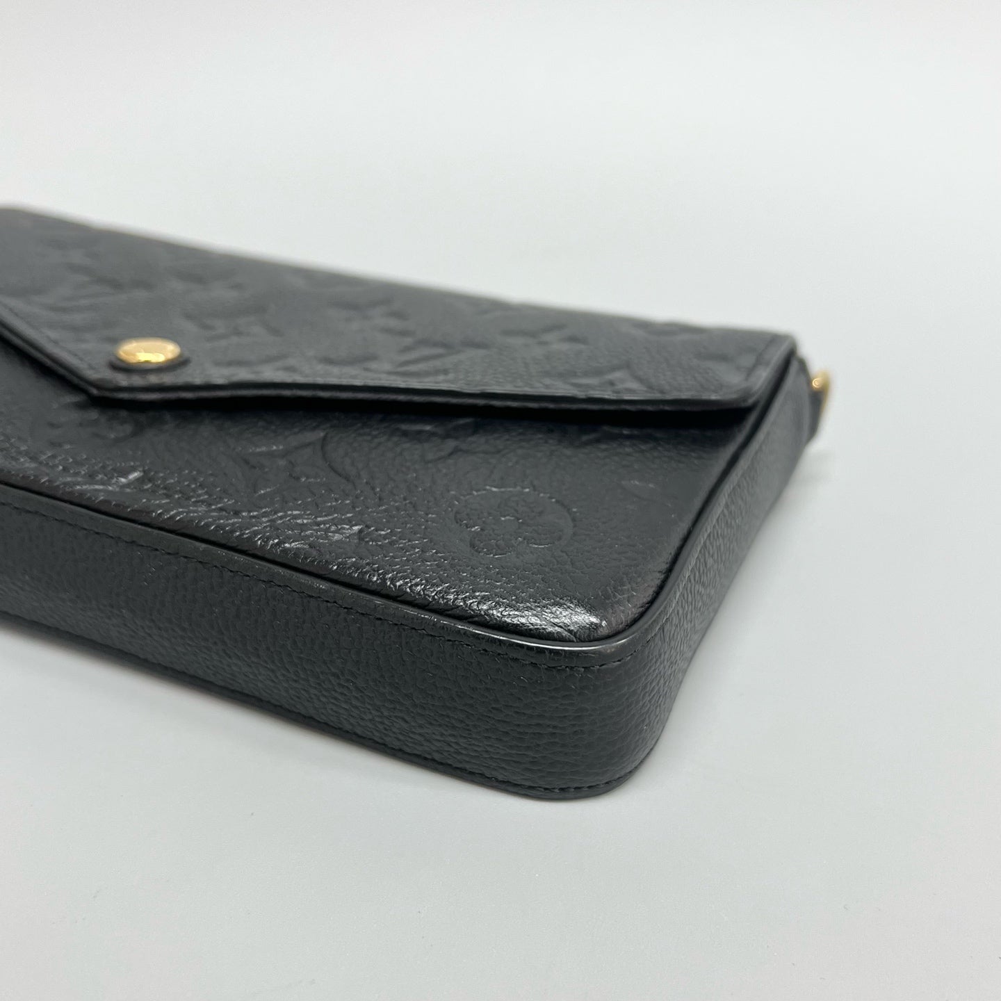 Louis Vuitton - Pochette Felicie - Leather - Black - (small)