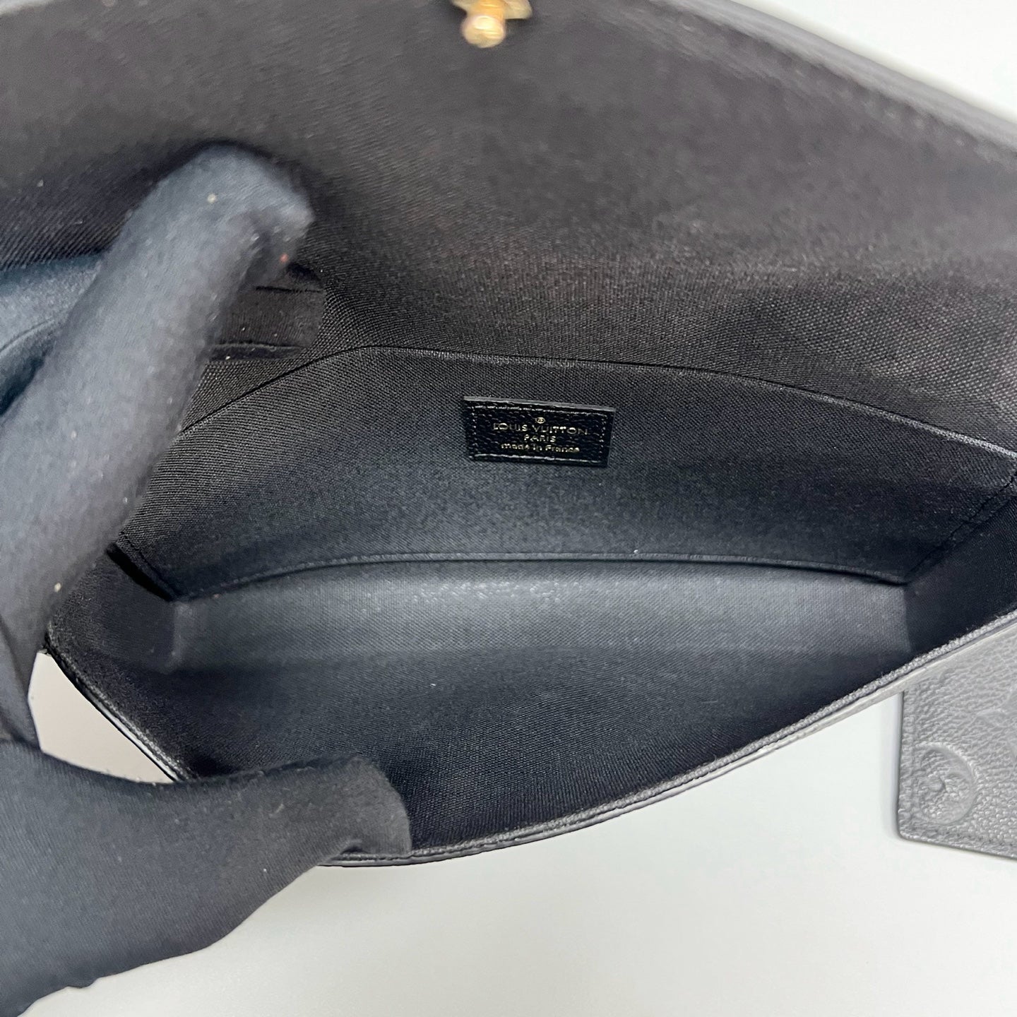Louis Vuitton - Pochette Felicie - Leather - Black - (small)