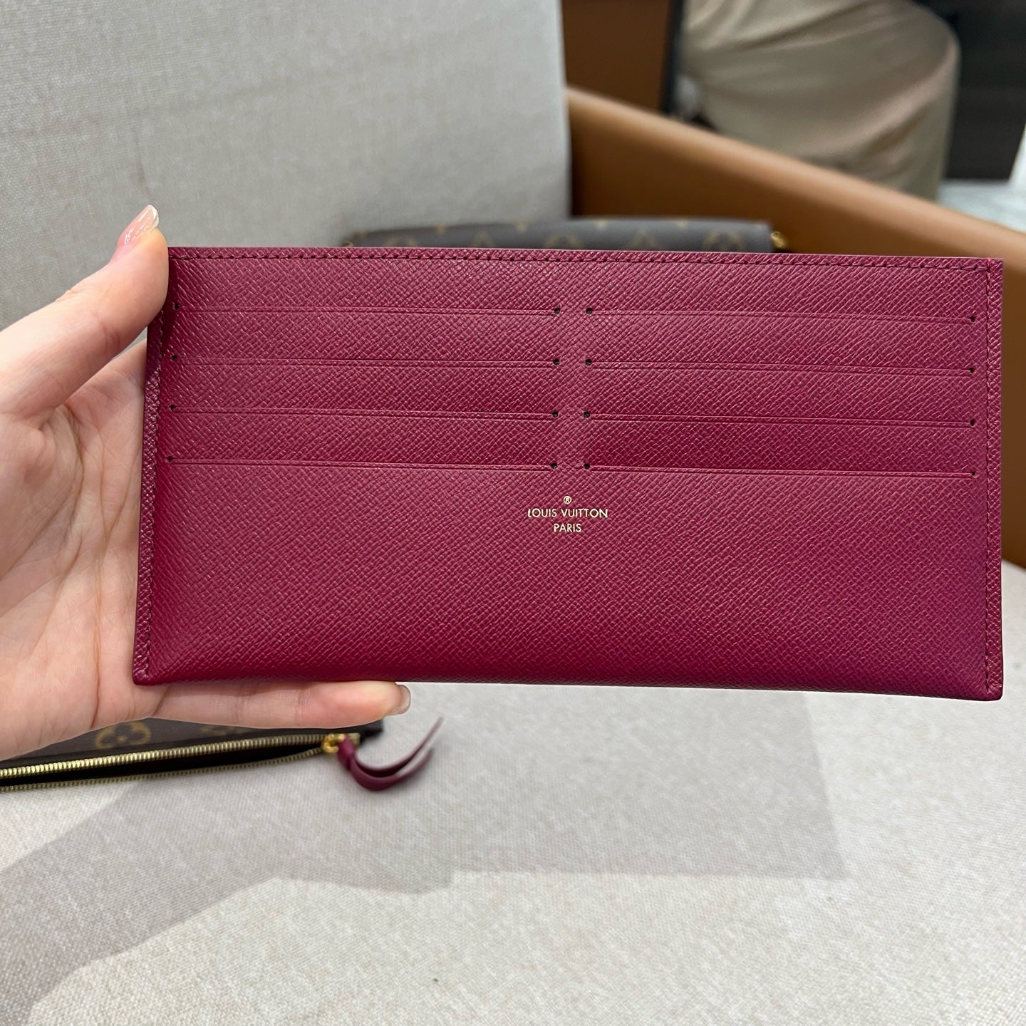 Louis Vuitton - Pochette Félicie - Leather - Brown - (mini)