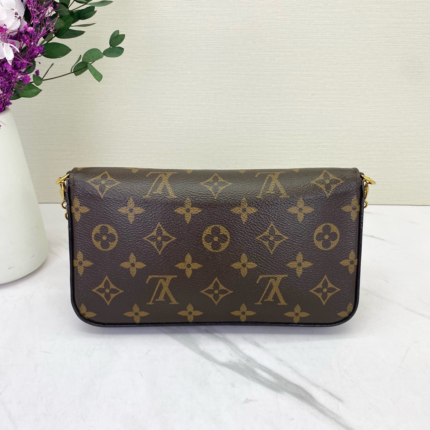 Louis Vuitton - Pochette Félicie - Leather - Brown - (mini)