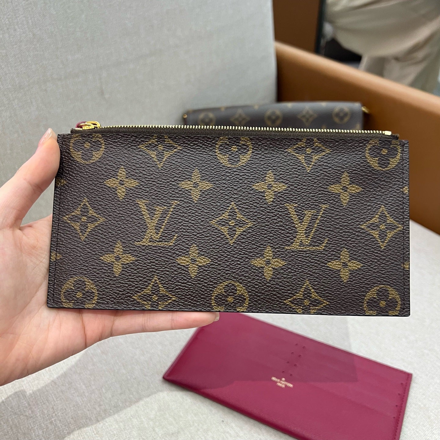 Louis Vuitton - Pochette Félicie - Leather - Brown - (mini)