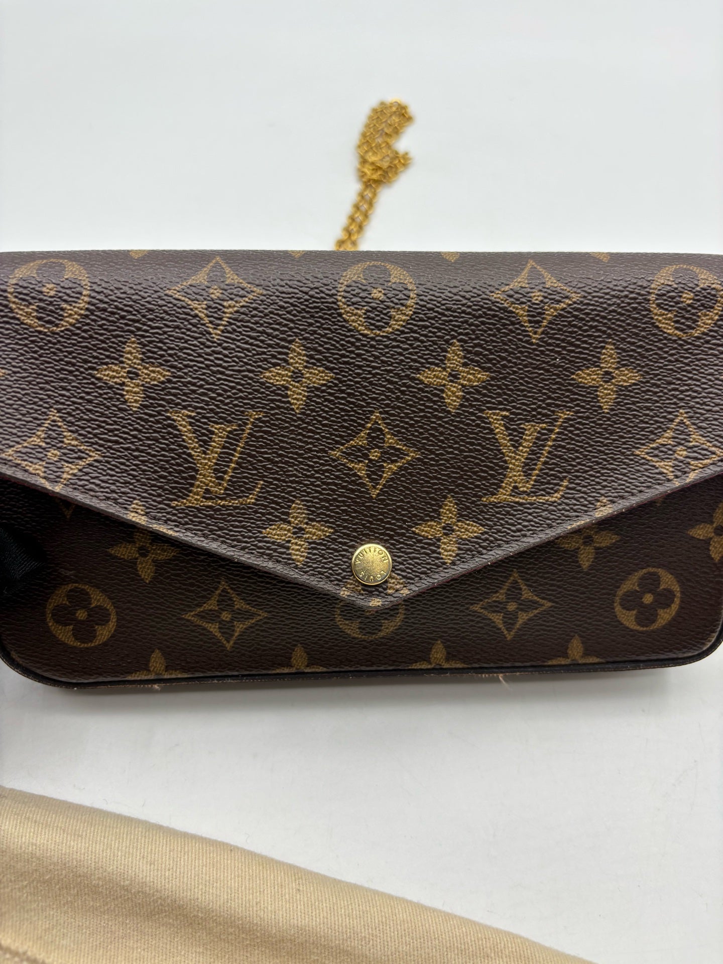 Louis Vuitton - Pochette Felicie - Leather - Brown - (mini)