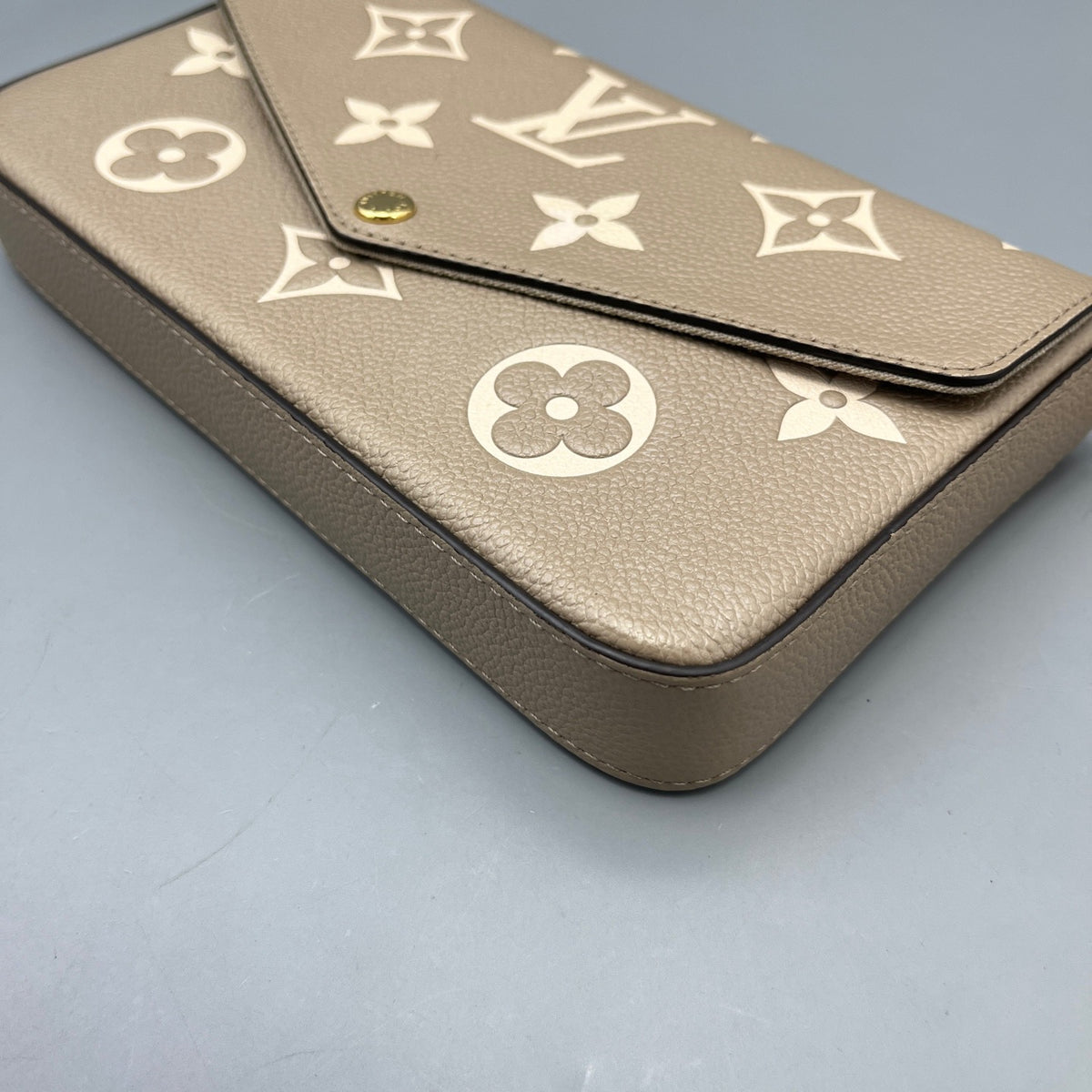 Louis Vuitton - Pochette Felicie - Leather - Grey - (mini)