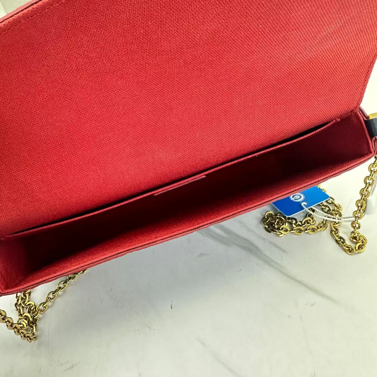 Louis Vuitton - Pochette Felicie - Monogram Empreinte leather - Blue - (small)