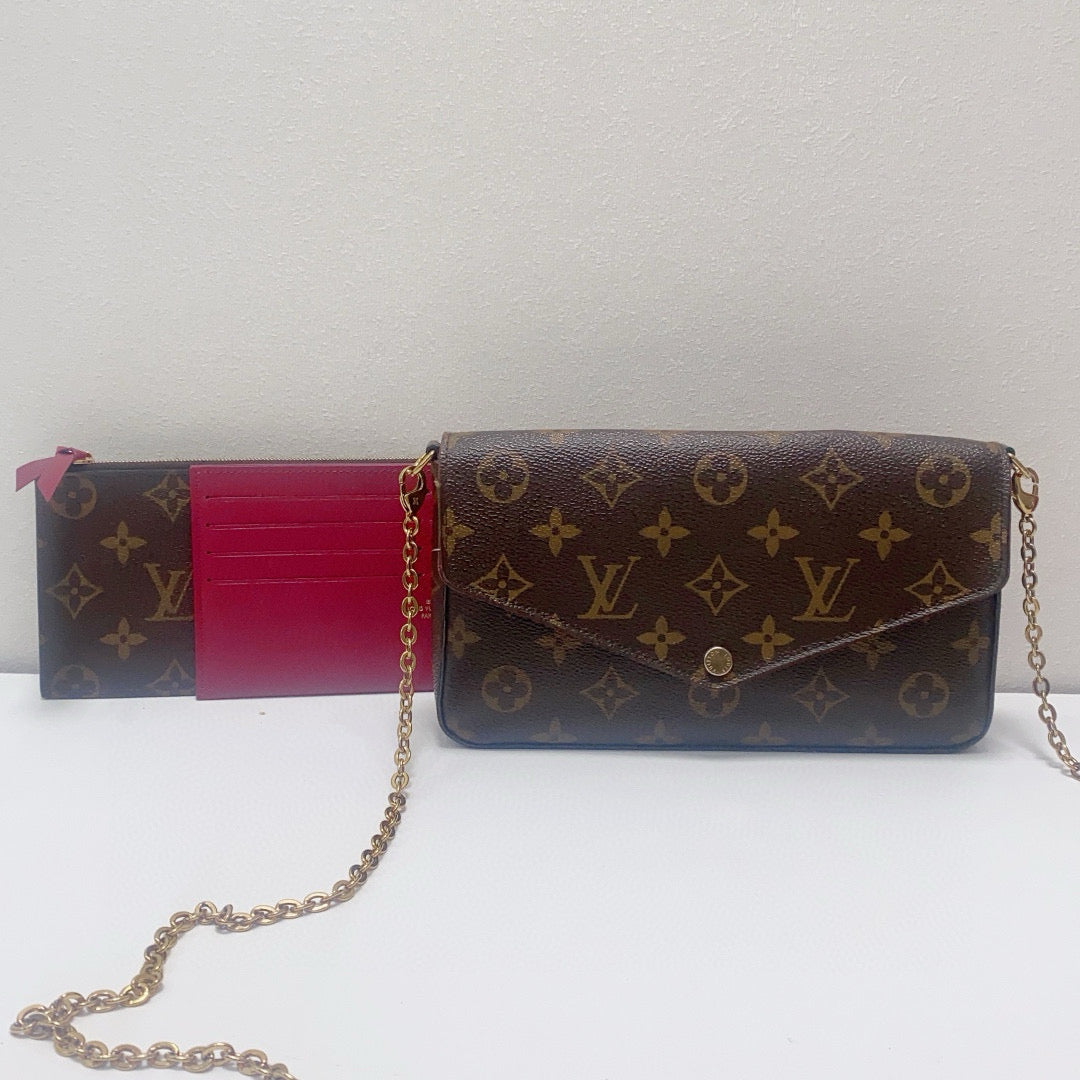 Louis Vuitton - Pochette Félicie - Synthetic - Brown - (mini)