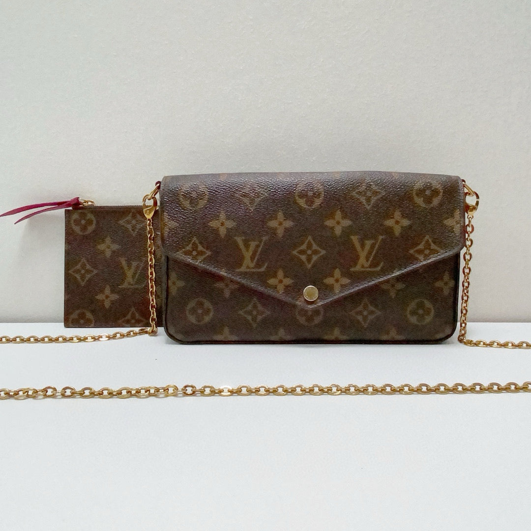 Louis Vuitton - Pochette Félicie - Synthetic - Brown - (mini)