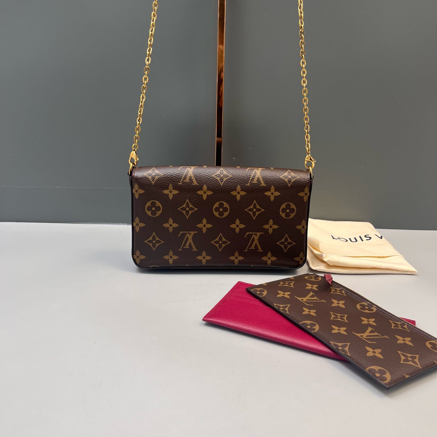 Louis Vuitton - Pochette Félicie - Synthetic - Brown - (mini)