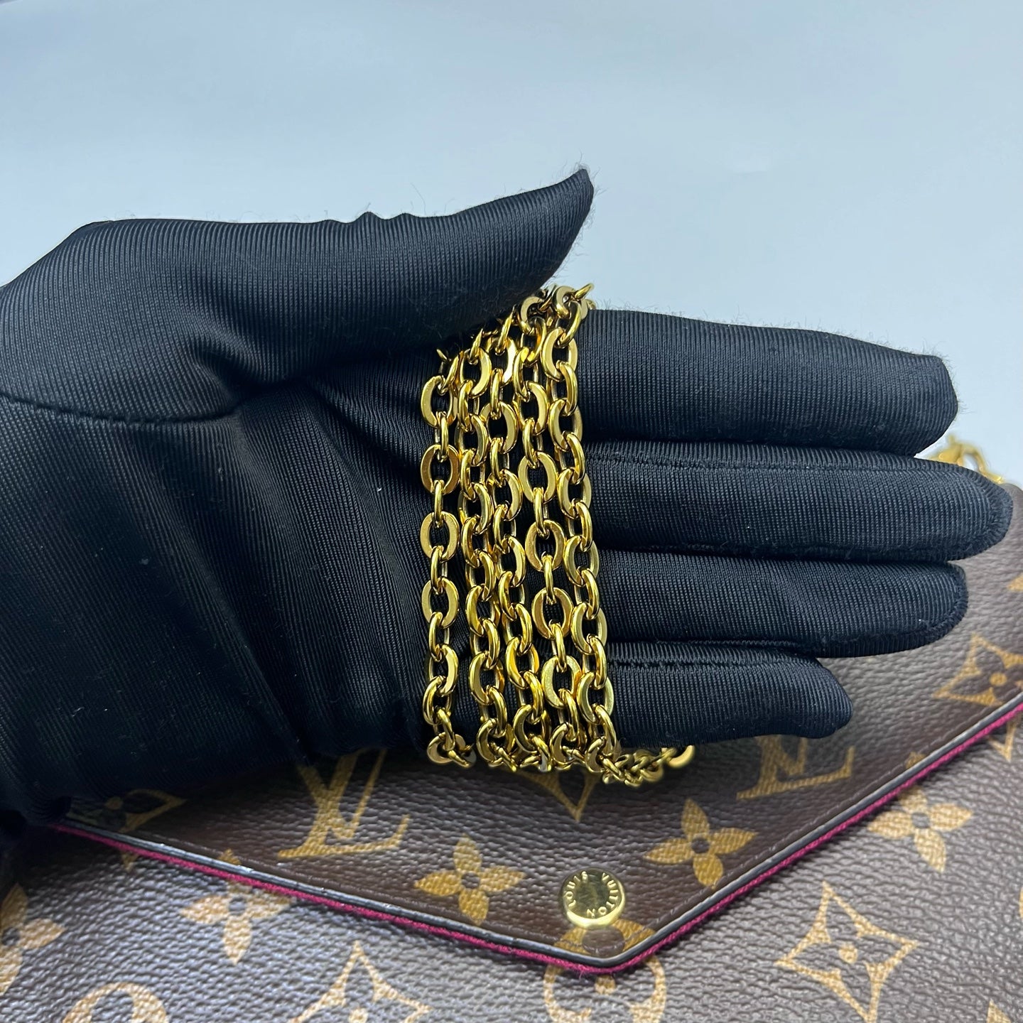Louis Vuitton - Pochette Felicie - Synthetic - Brown - (mini)