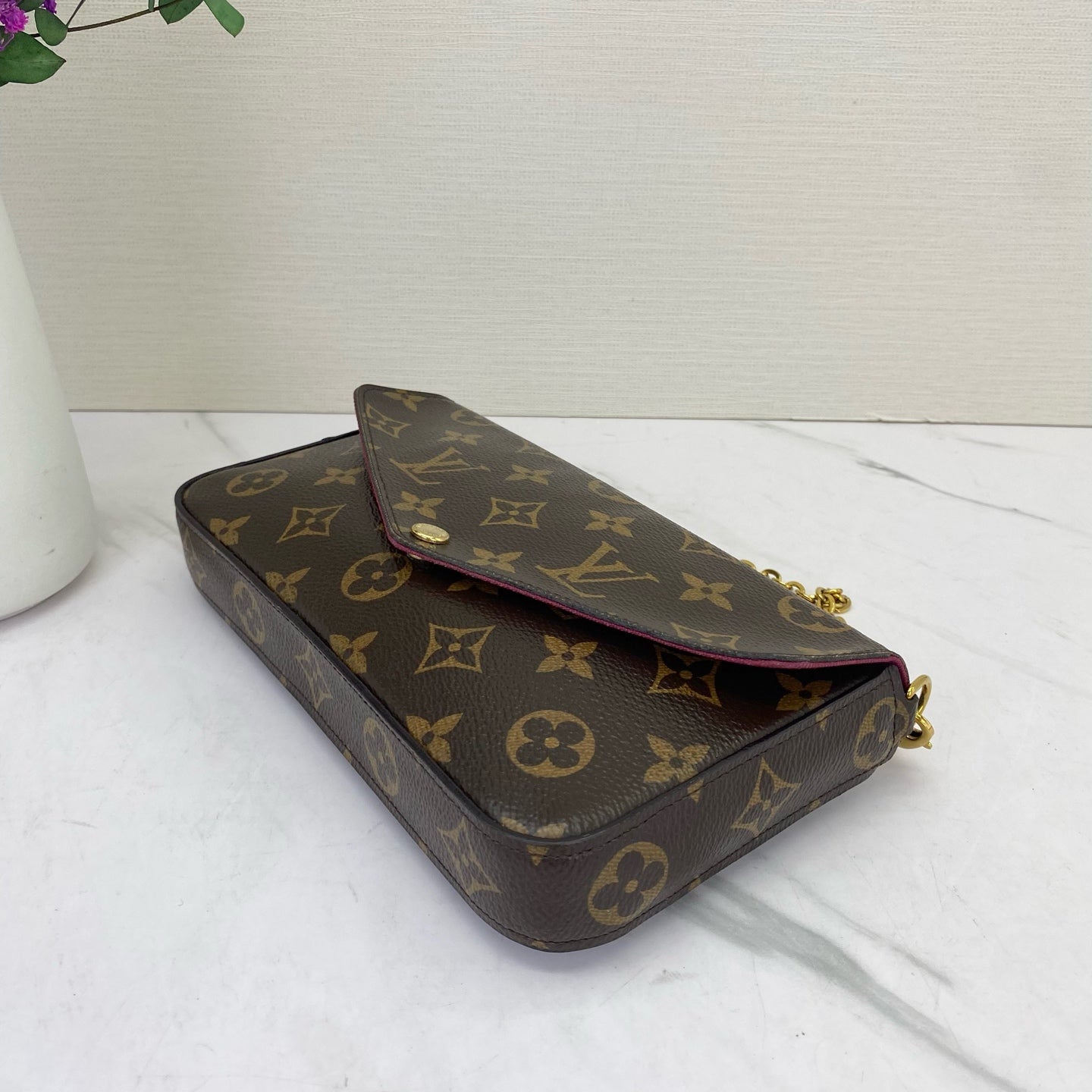 Louis Vuitton - Pochette Felicie - Synthetic - Brown - (mini)