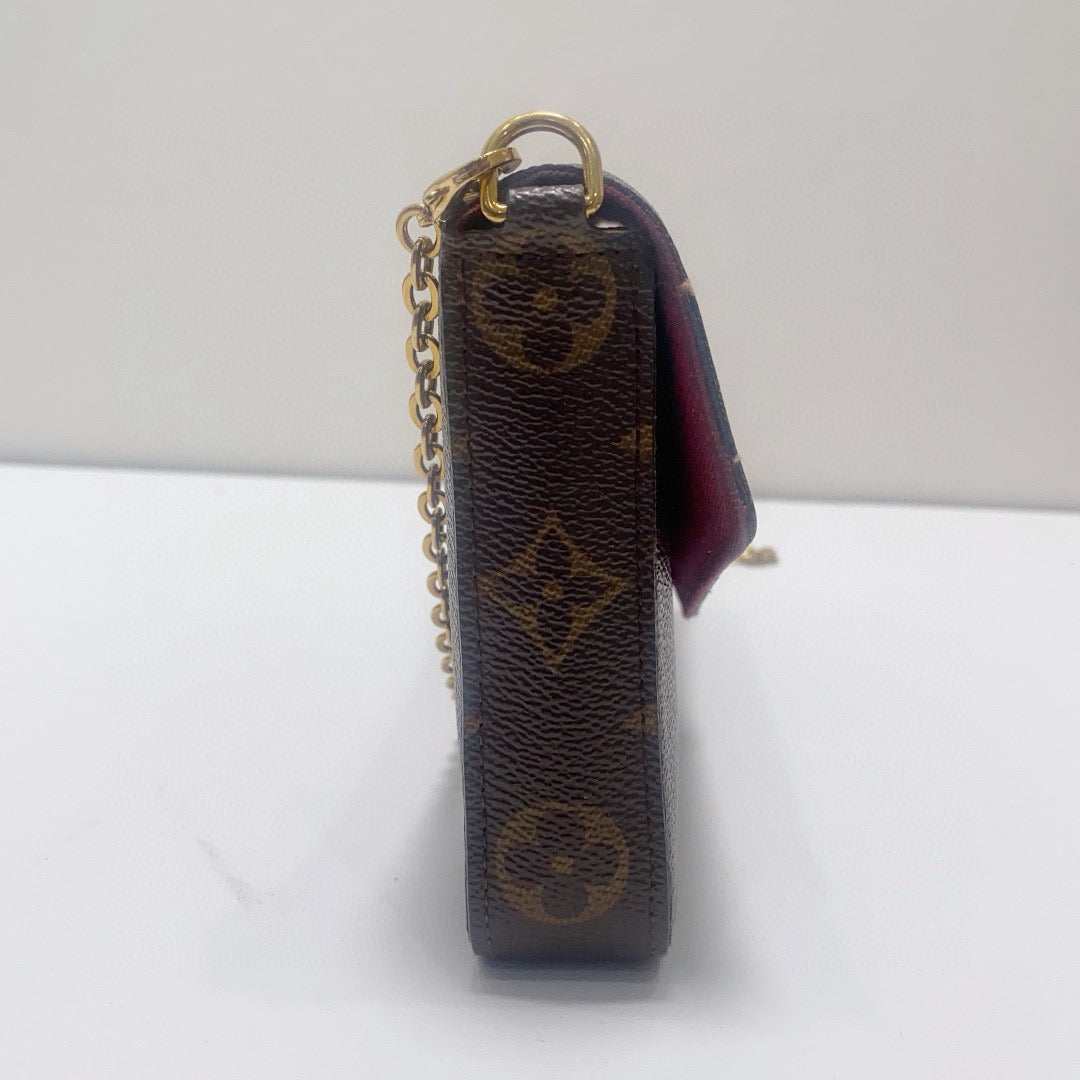 Louis Vuitton - Pochette Félicie - Synthetic - Brown - (mini)
