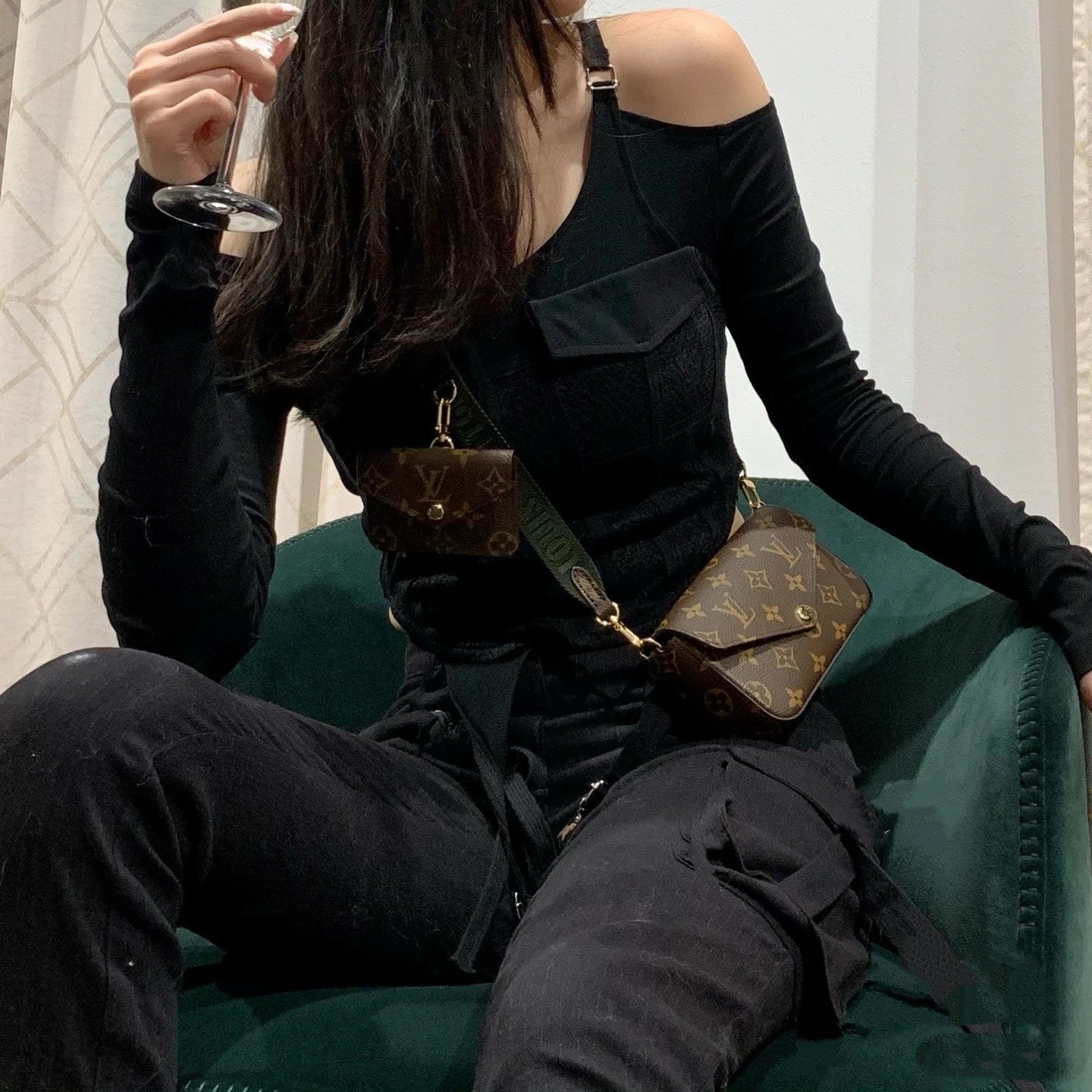 Louis Vuitton - Pochette Félicie - Synthetic - Brown - (mini)