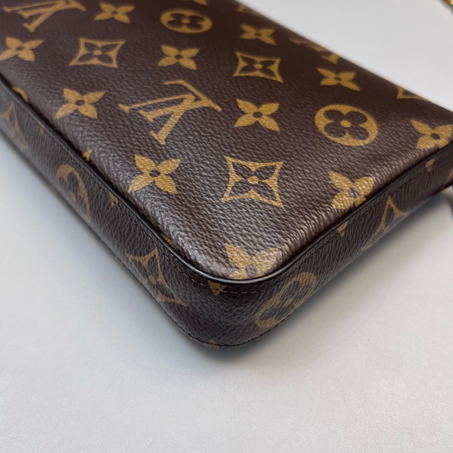 Louis Vuitton - Pochette Felicie - Synthetic - Brown - (mini)