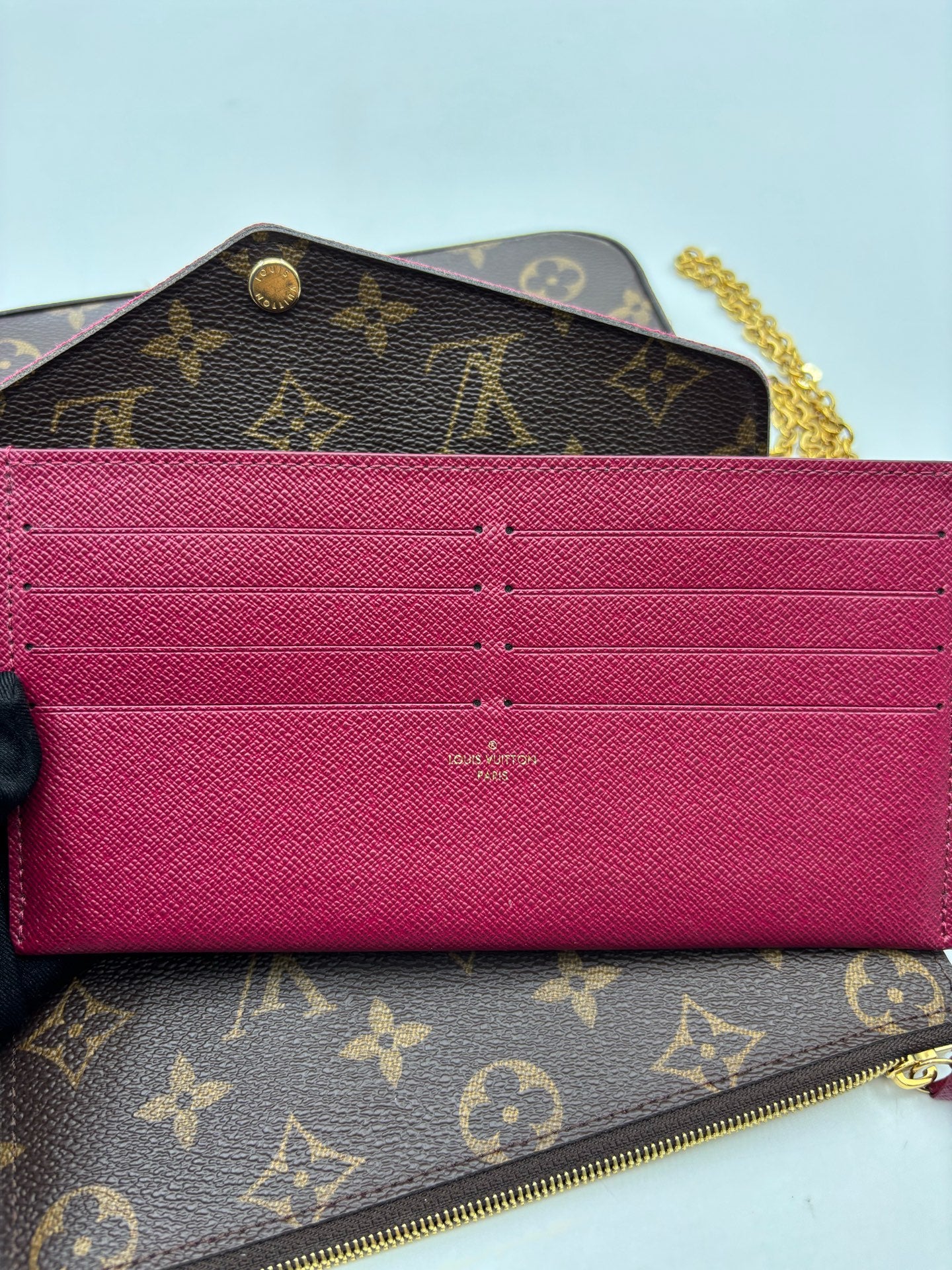 Louis Vuitton - Pochette Felicie - Synthetic - Brown - (mini)
