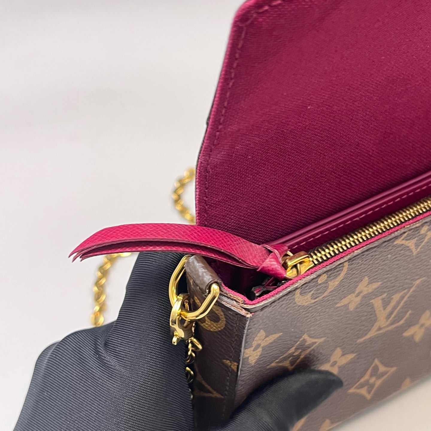 Louis Vuitton - Pochette Felicie - Synthetic - Brown - (mini)