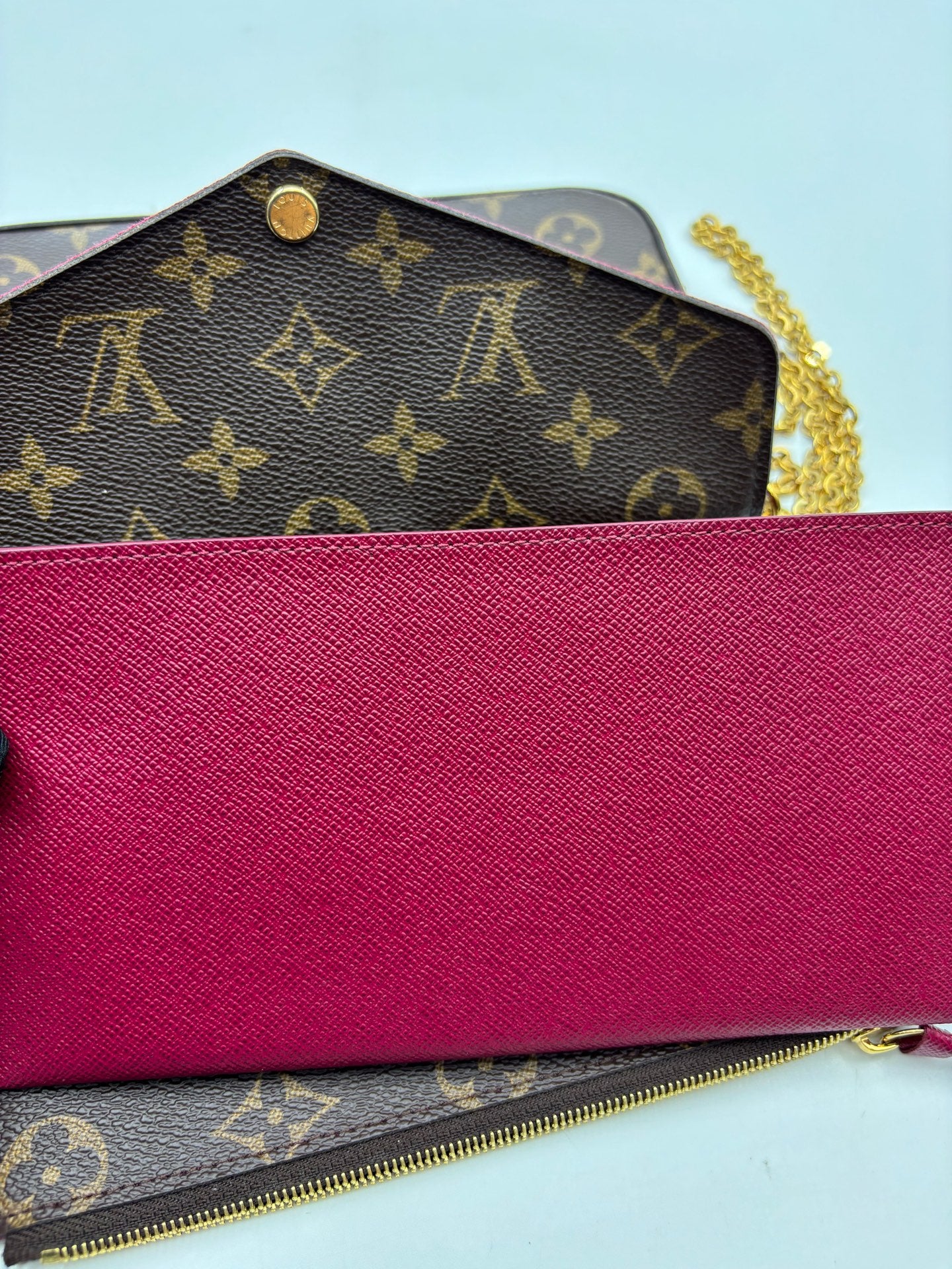 Louis Vuitton - Pochette Felicie - Synthetic - Brown - (mini)