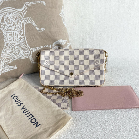 Louis Vuitton - Pochette Félicie - Synthetic - White - (mini)