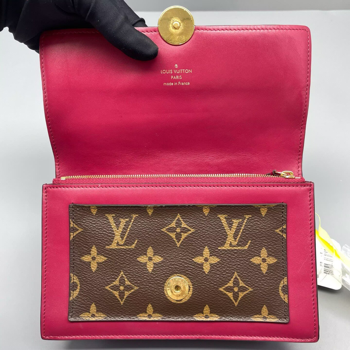 Louis Vuitton - Pochette Flore - Monogram coated canvas and leather - Brown and Pink - (mini)