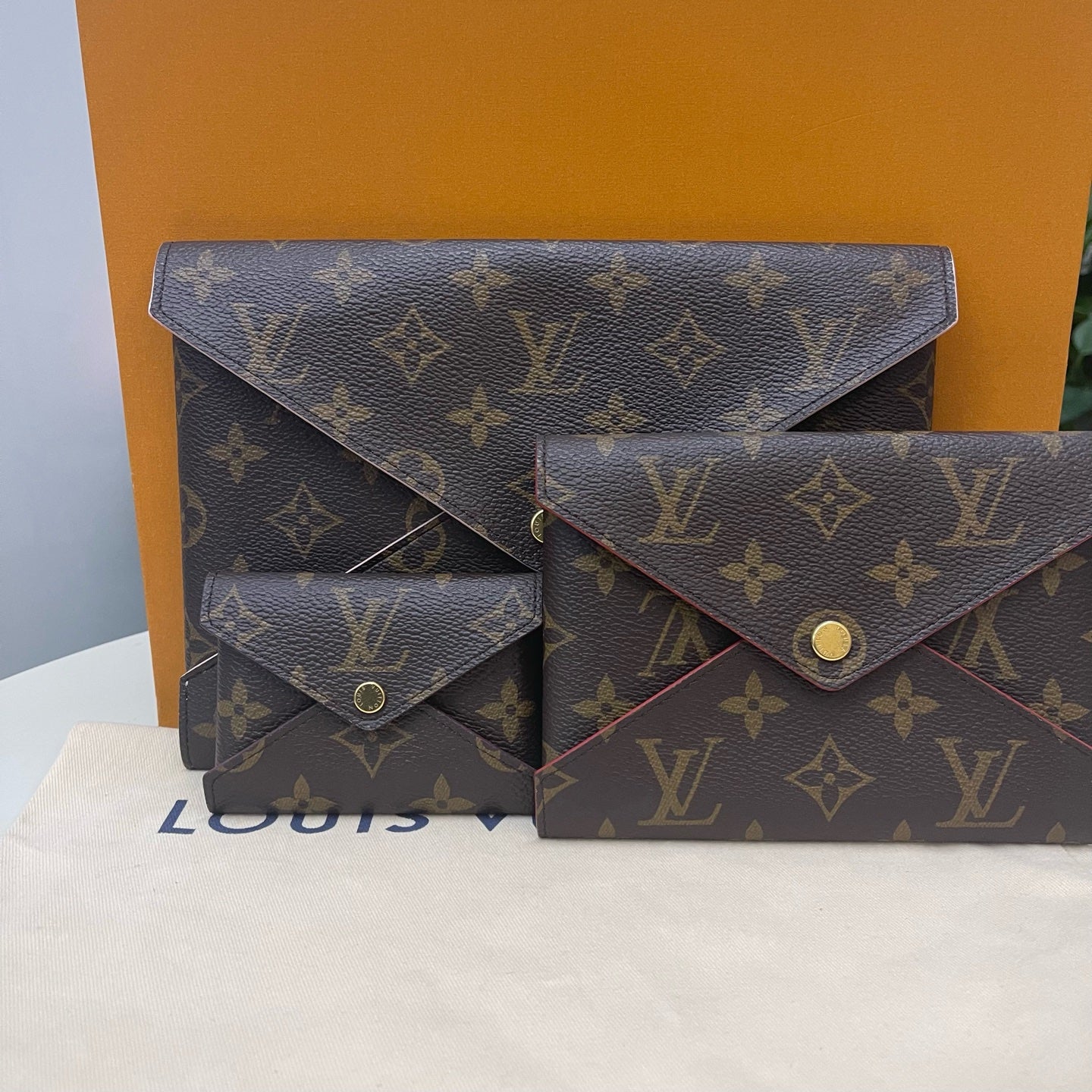 Louis Vuitton - Pochette Kirigami - Leather - Brown - (medium)