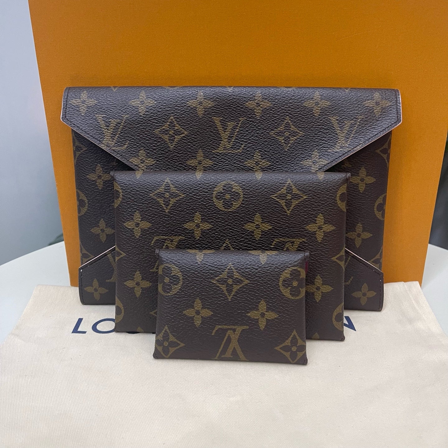 Louis Vuitton - Pochette Kirigami - Leather - Brown - (medium)