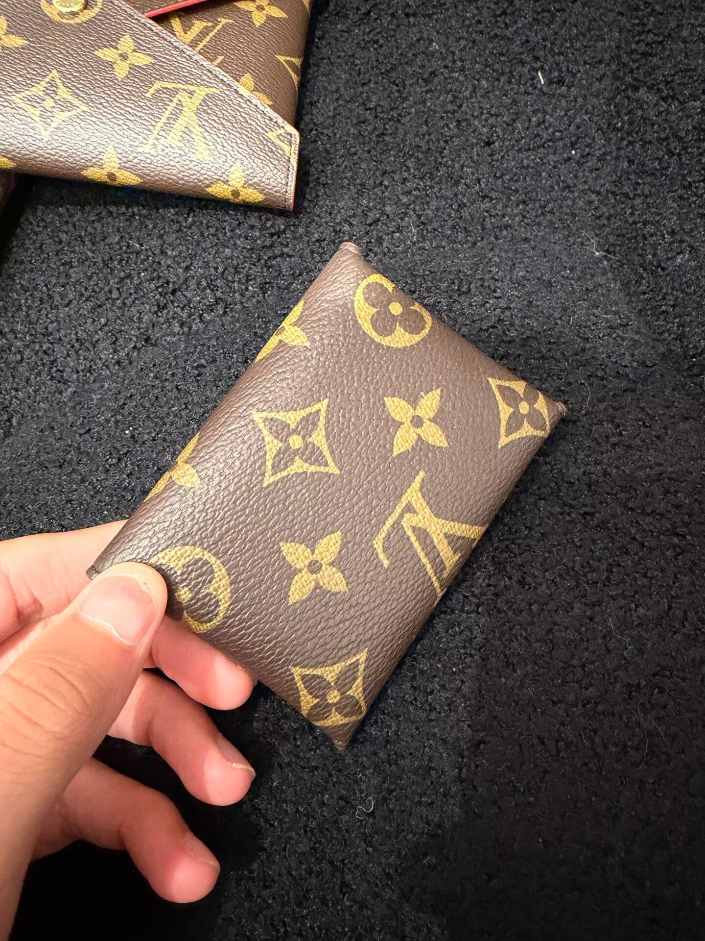 Louis Vuitton - Pochette Kirigami - Monogram coated canvas with leather lining - Brown - (mini)