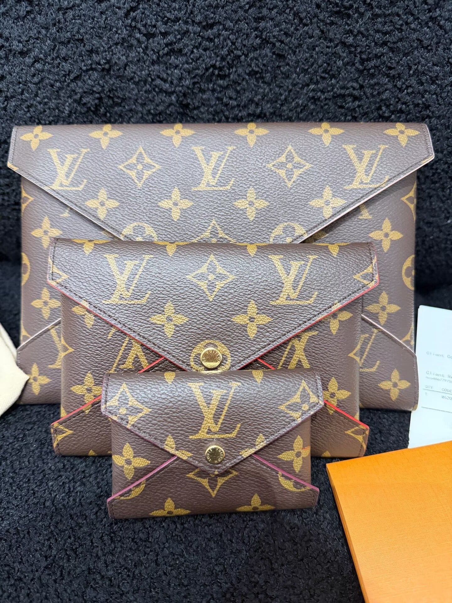 Louis Vuitton - Pochette Kirigami - Monogram coated canvas with leather lining - Brown - (mini)