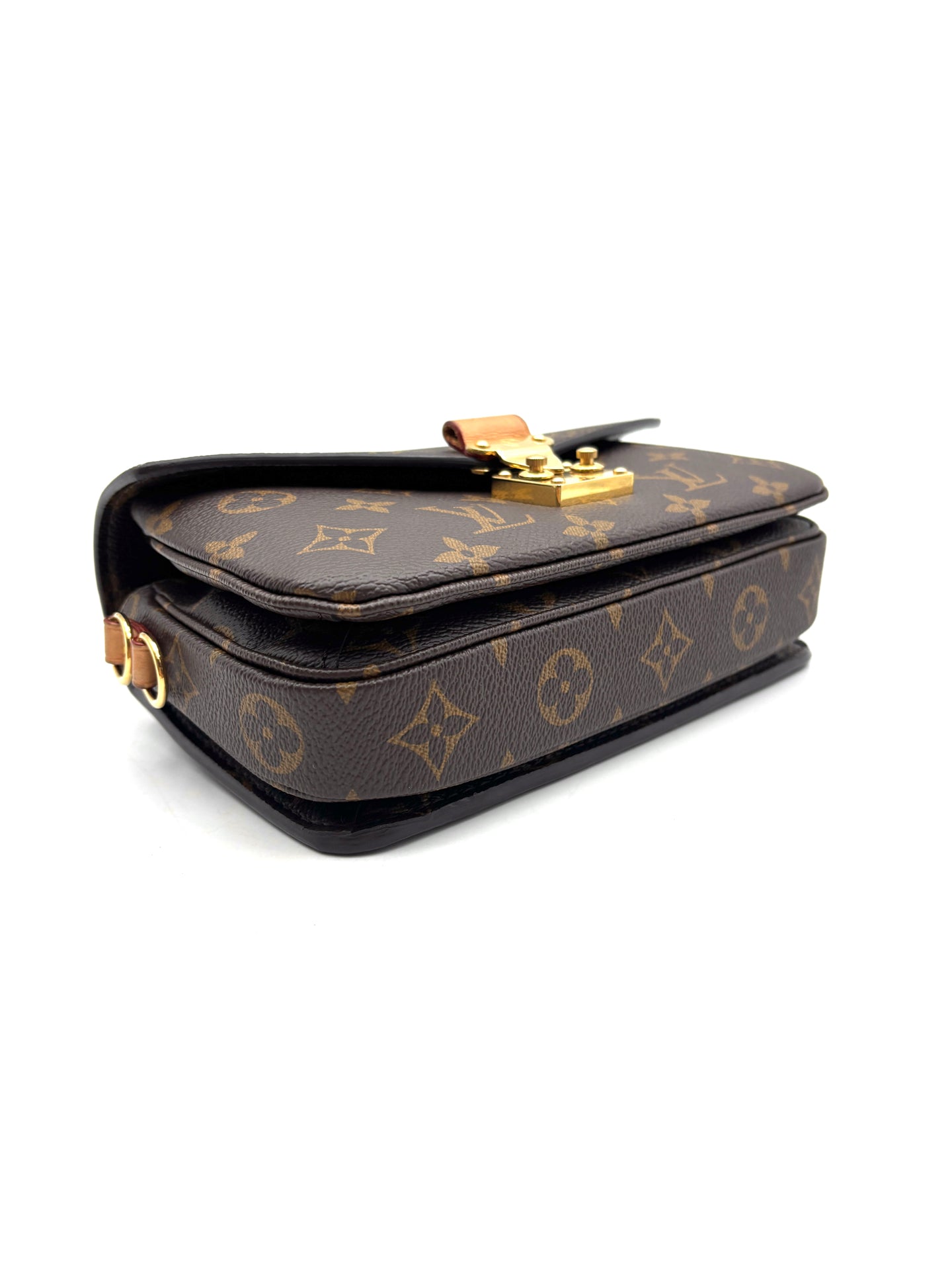 Louis Vuitton - Pochette Metis East West - Coated canvas with cowhide leather trim - Brown - (small)