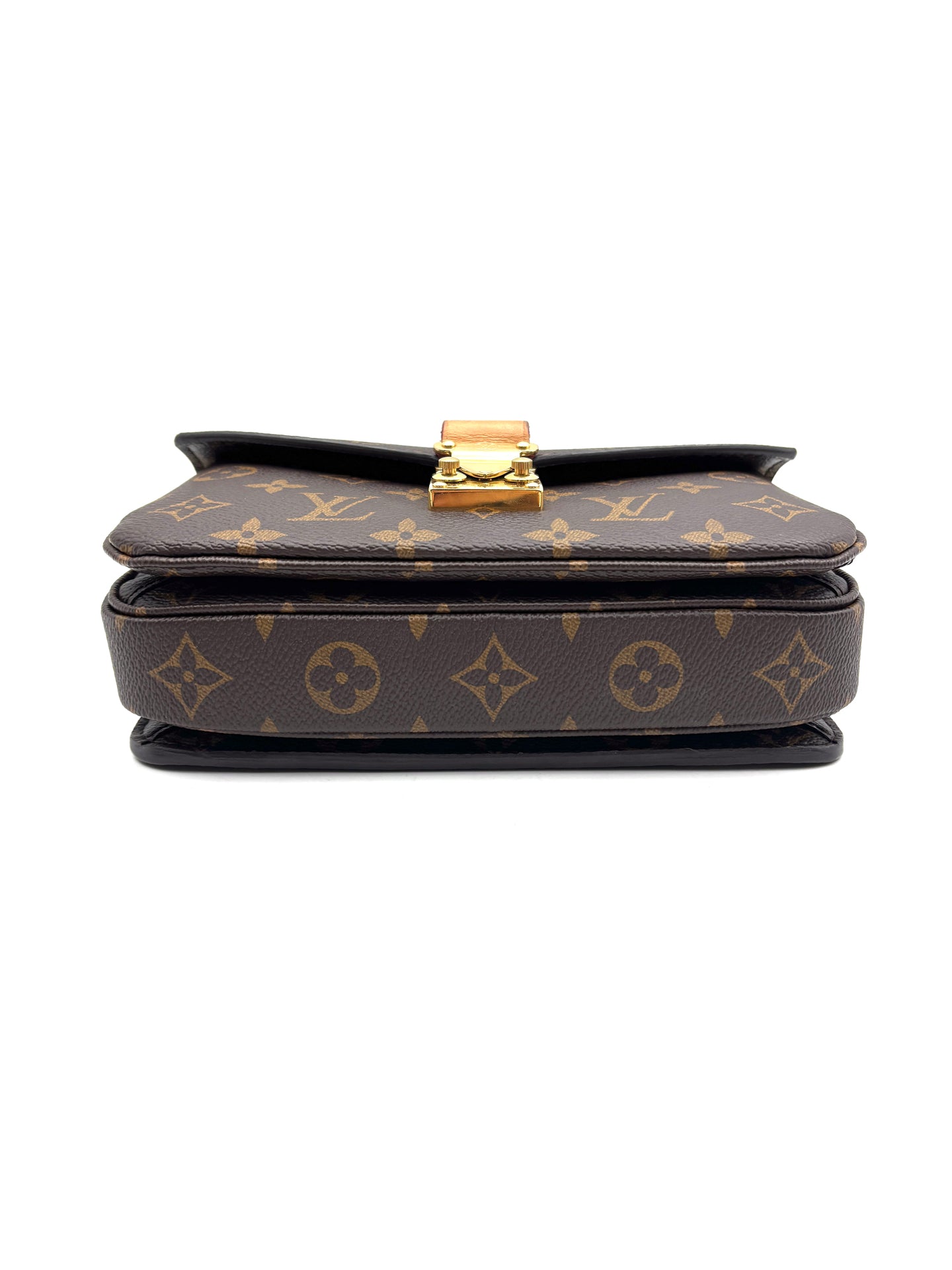 Louis Vuitton - Pochette Metis East West - Coated canvas with cowhide leather trim - Brown - (small)