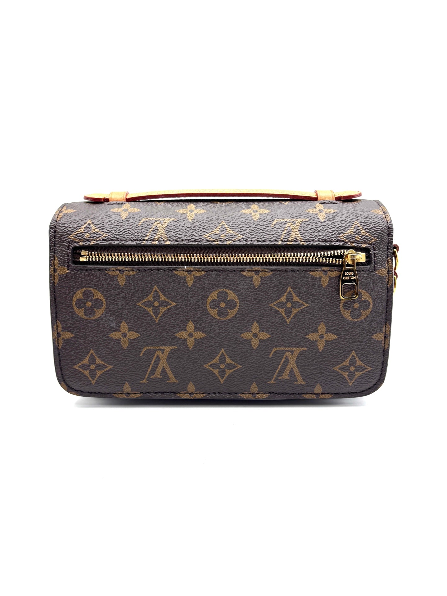 Louis Vuitton - Pochette Metis East West - Coated canvas with cowhide leather trim - Brown - (small)