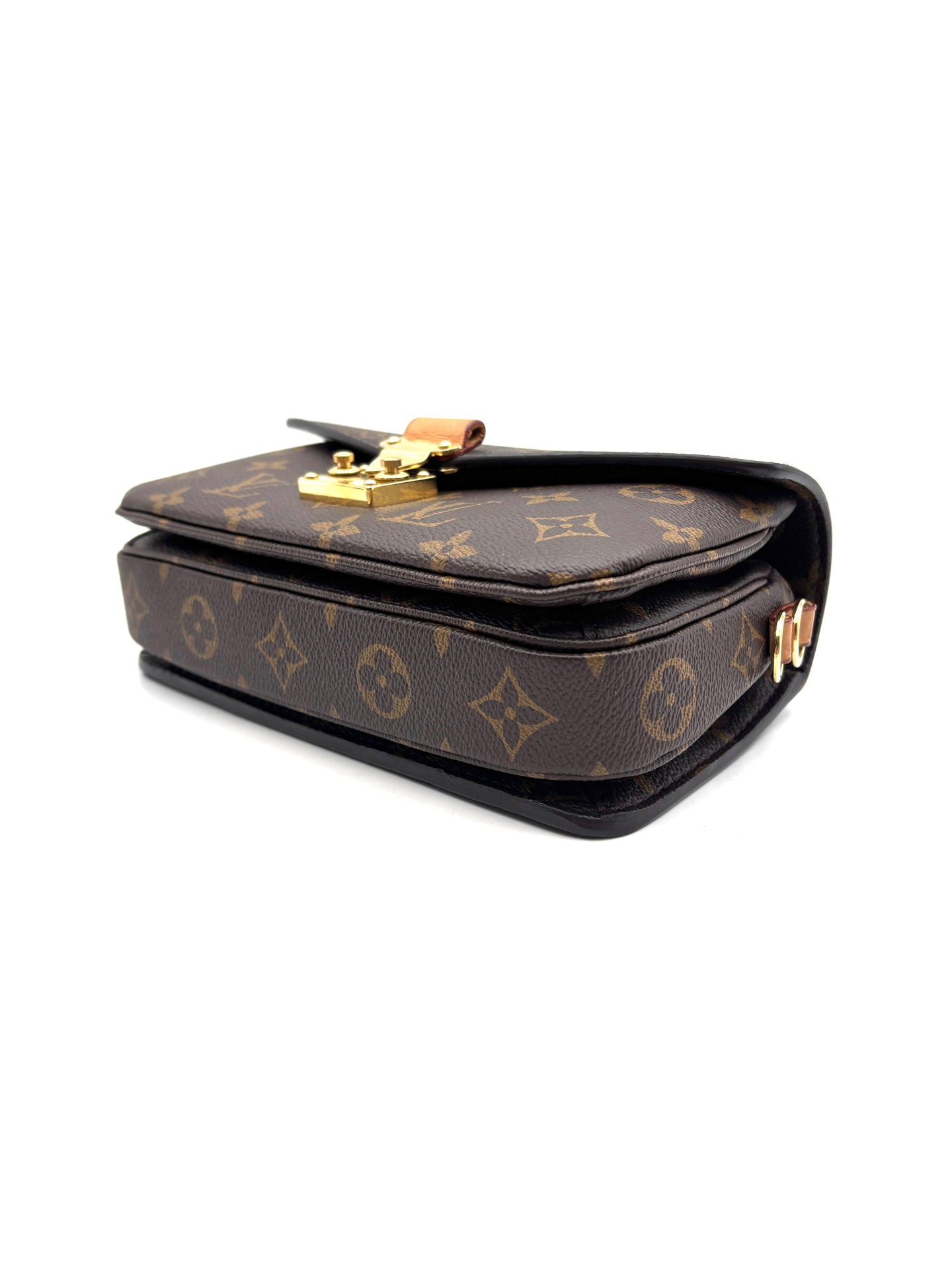 Louis Vuitton - Pochette Metis East West - Coated canvas with cowhide leather trim - Brown - (small)