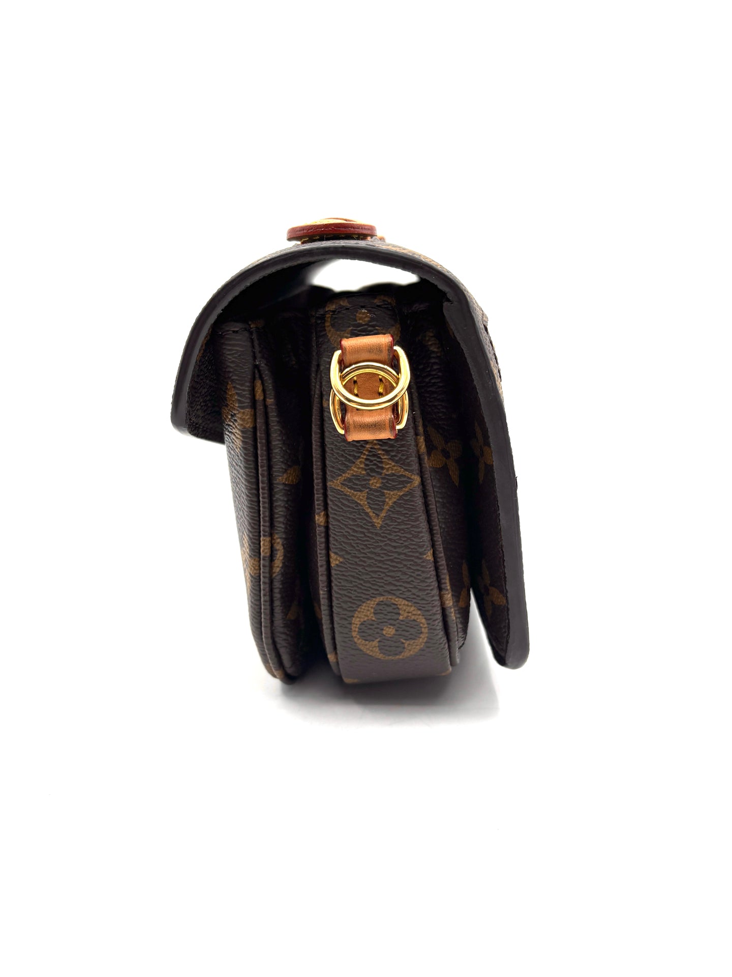 Louis Vuitton - Pochette Metis East West - Coated canvas with cowhide leather trim - Brown - (small)