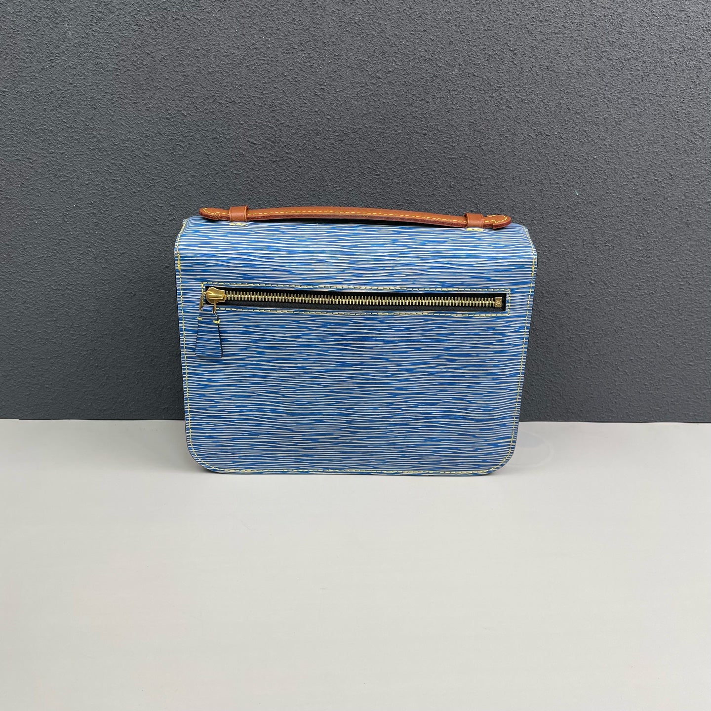 Louis Vuitton - Pochette Métis - Epi leather and Monogram Canvas - Blue and Brown - (medium)