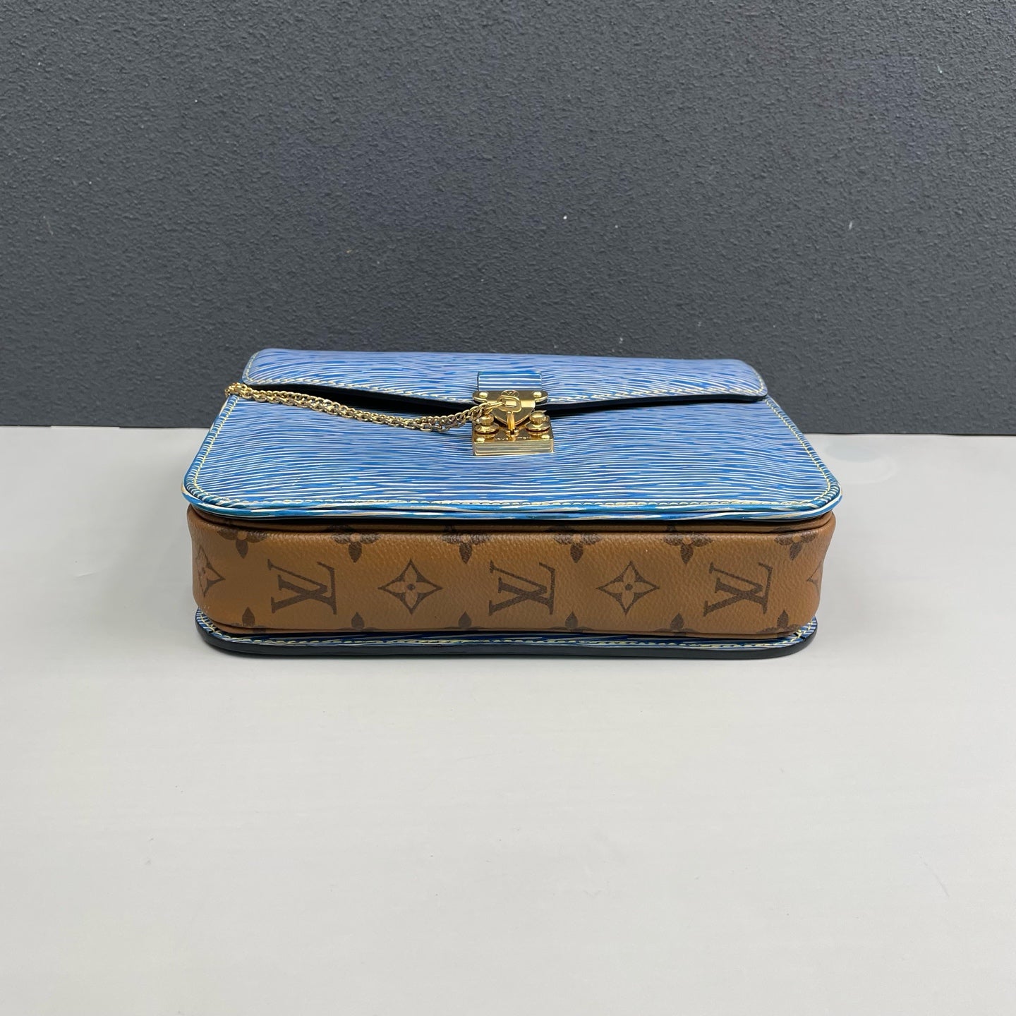 Louis Vuitton - Pochette Métis - Epi leather and Monogram Canvas - Blue and Brown - (medium)