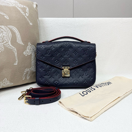 Louis Vuitton - Pochette Metis - Leather - Blue - (Small)