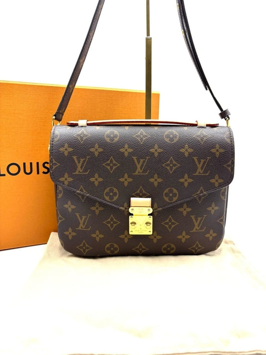 Louis Vuitton - Pochette Metis - Leather - Brown - (small)
