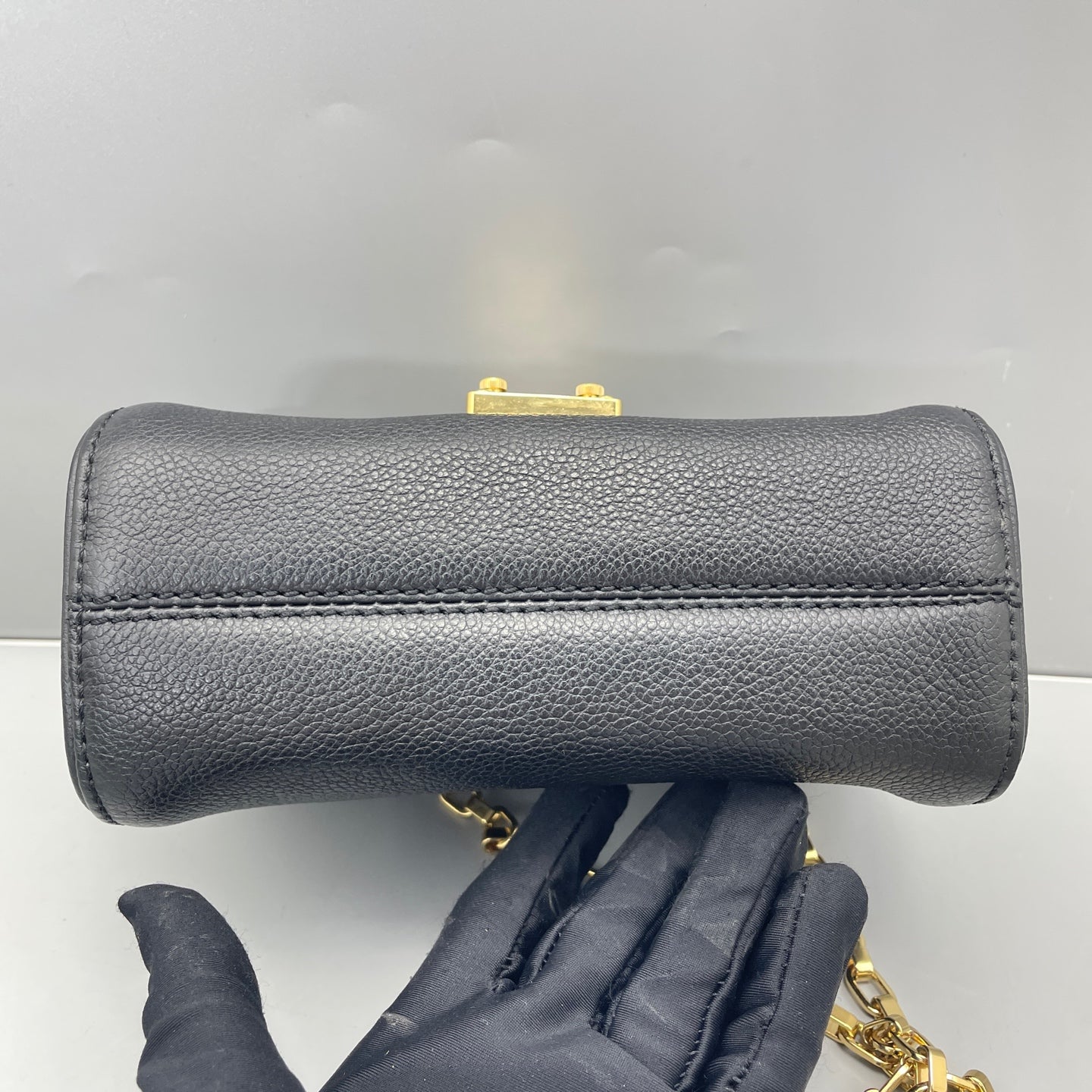 Louis Vuitton - Pochette Metis Mini - Grained Monogram Empreinte leather - Black - (mini)