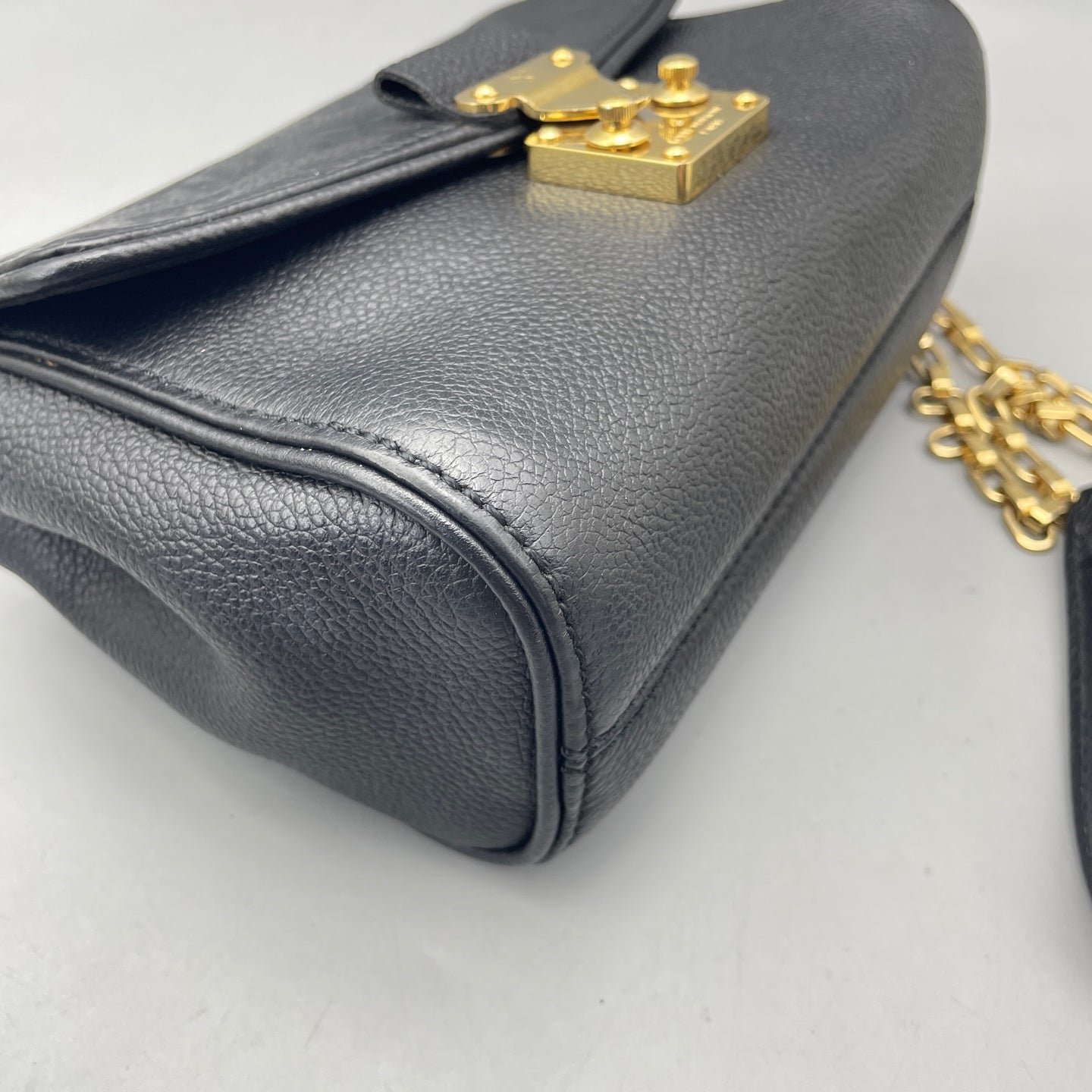 Louis Vuitton - Pochette Metis Mini - Grained Monogram Empreinte leather - Black - (mini)