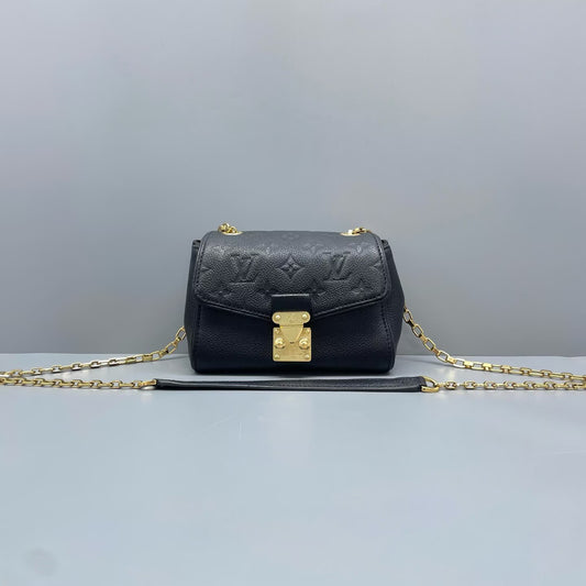 Louis Vuitton - Pochette Métis Mini - Monogram Empreinte leather - Black - (mini)