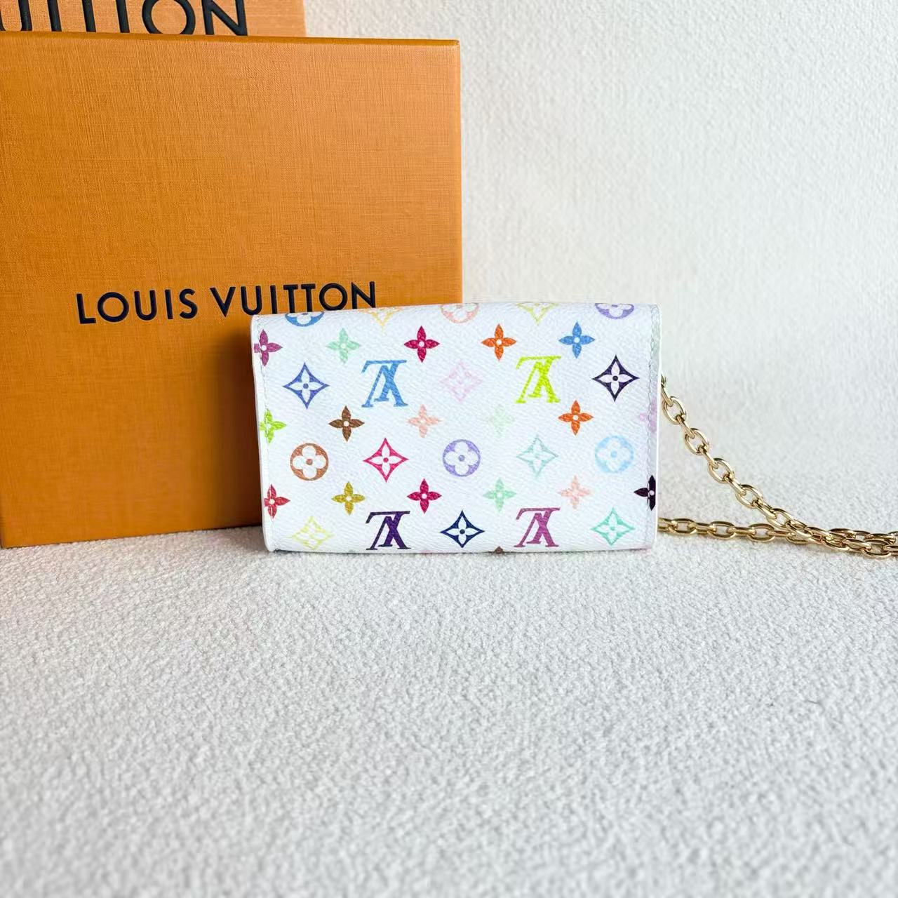 Louis Vuitton - Pochette Metis Mini Pouch - Monogram Multicolore coated canvas with leather trim - White Monogram Multicolore with Gold-Tone Hardware - (mini)