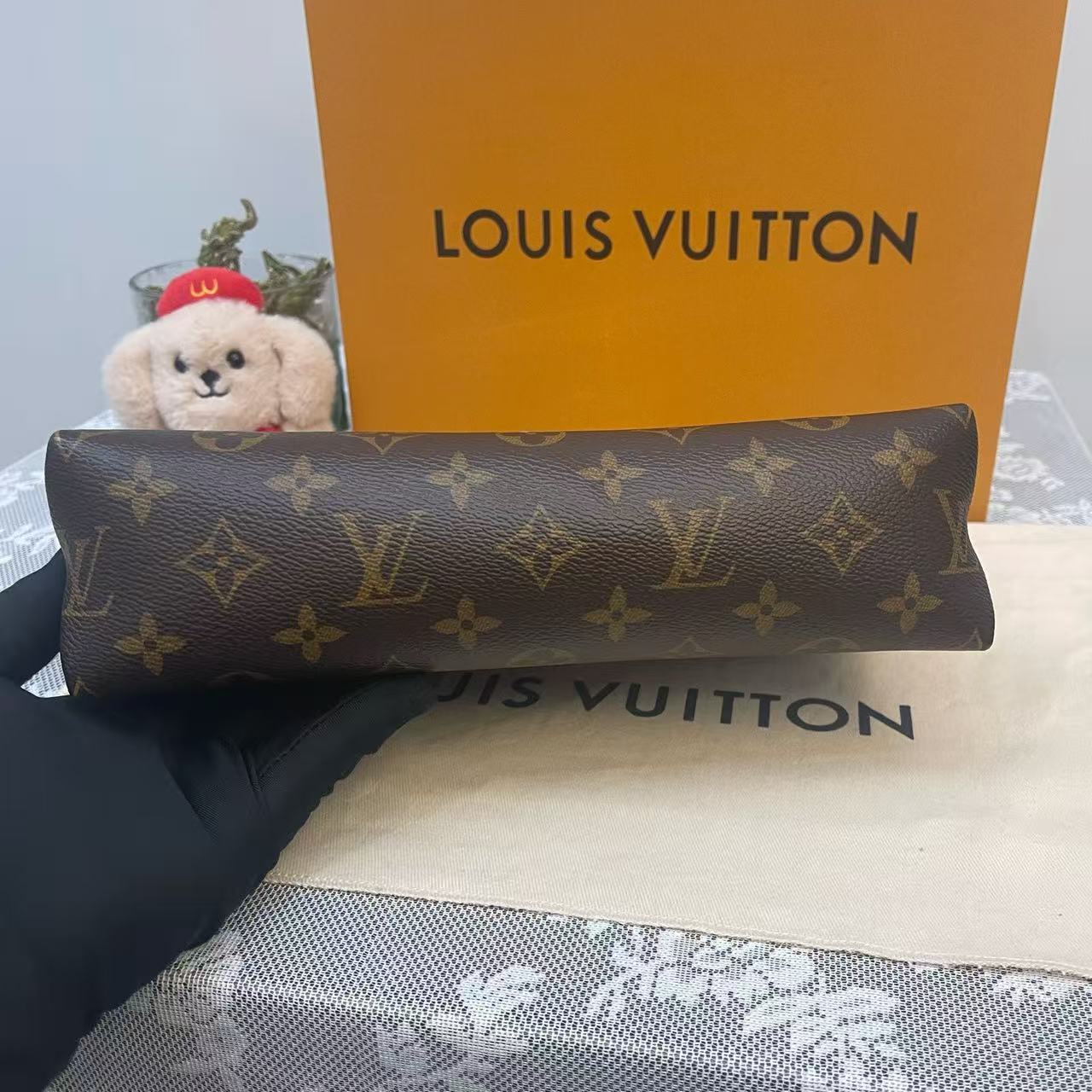 Louis Vuitton - Pochette Métis - Monogram canvas and grain leather - Brown, Red - (medium)