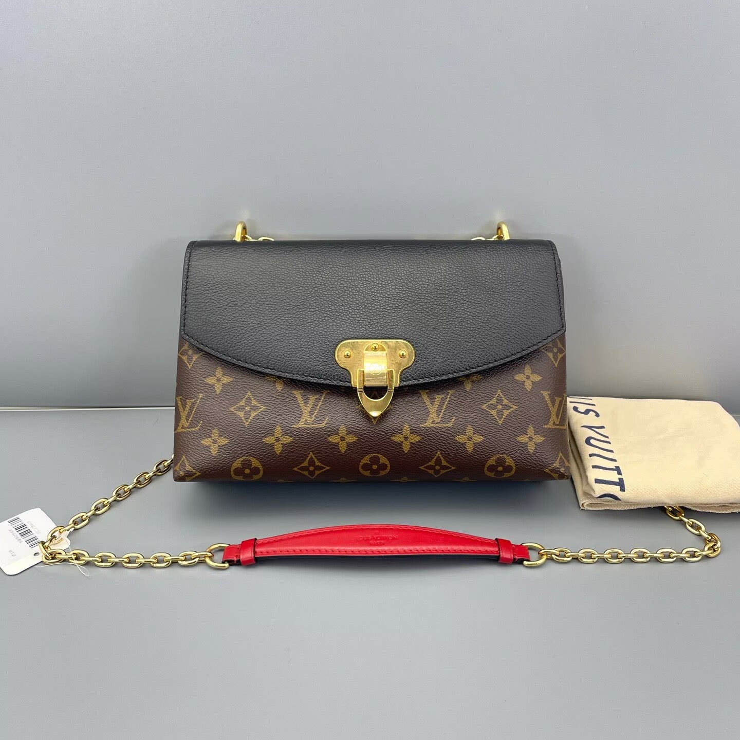 Louis Vuitton - Pochette Métis - Monogram canvas and grained leather - Black and Brown - (medium)