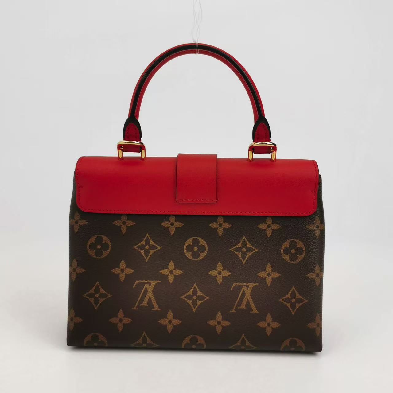 Louis Vuitton - Pochette Metis - Monogram coated canvas and smooth cowhide leather - Brown and Red with Gold-tone hardware - (medium)