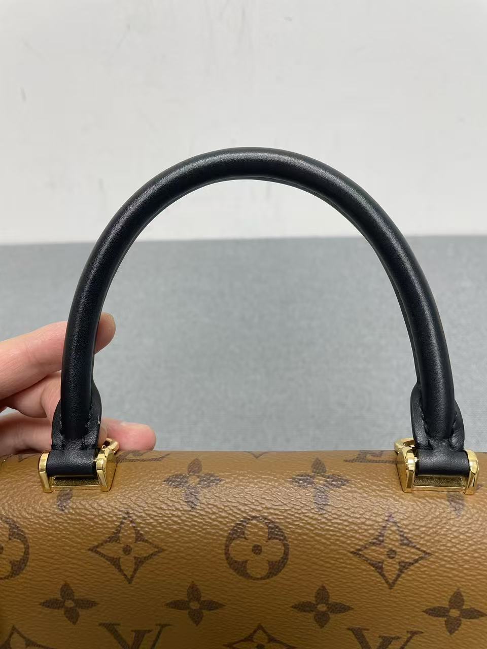 Louis Vuitton - Pochette Métis - Monogram coated canvas with black leather trim - Brown - (Small)