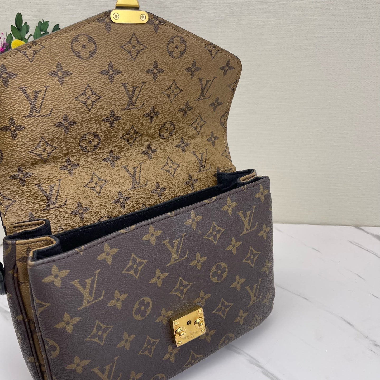 Louis Vuitton - Pochette Métis - Monogram coated canvas with leather trim - Brown - (Medium)