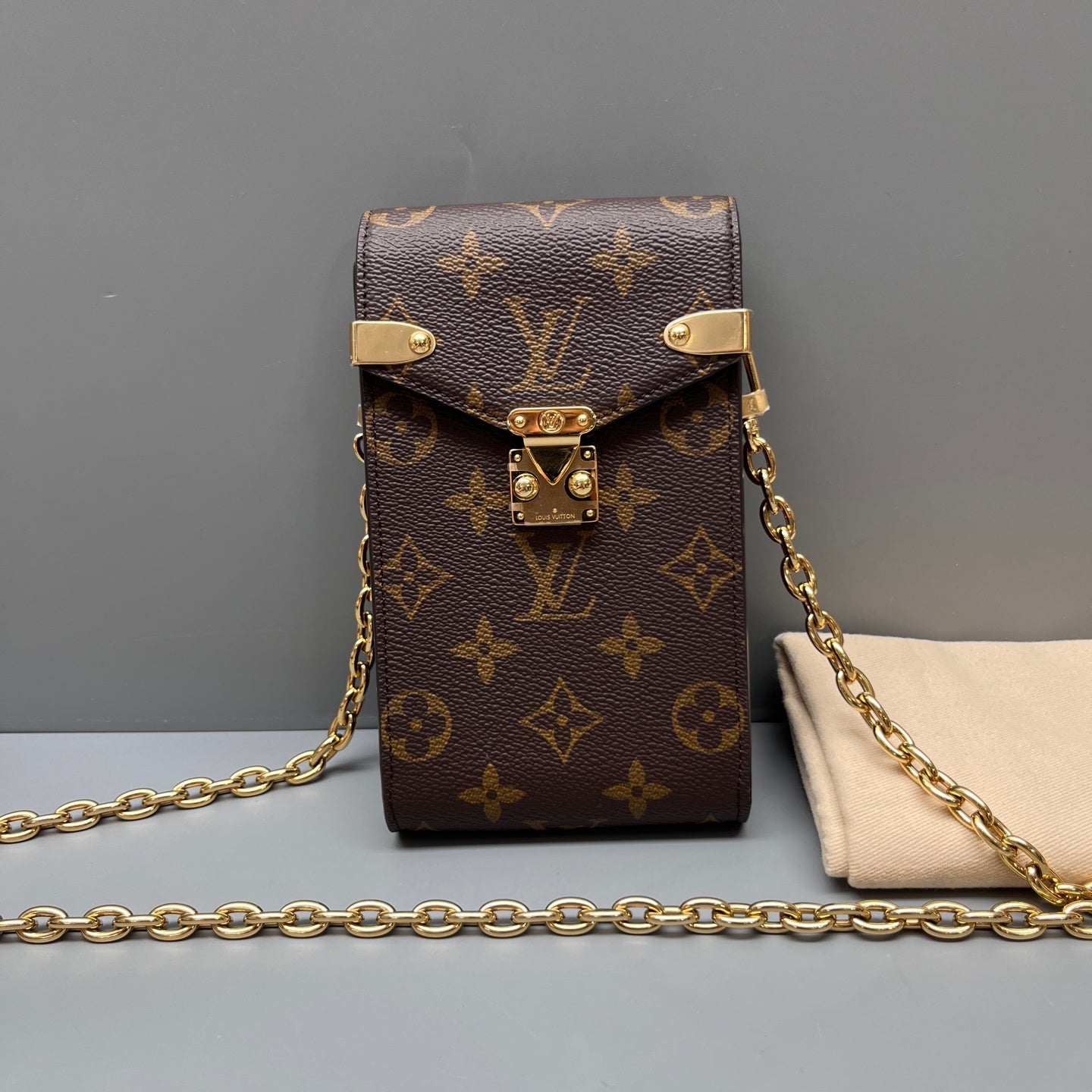 Louis Vuitton - Pochette Metis Phone Holder - Synthetic - Brown - (mini)