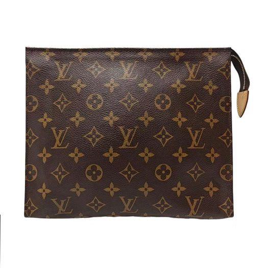 Louis Vuitton - Pochette Toilette 26 - Brown coated canvas - Brown - (Medium)