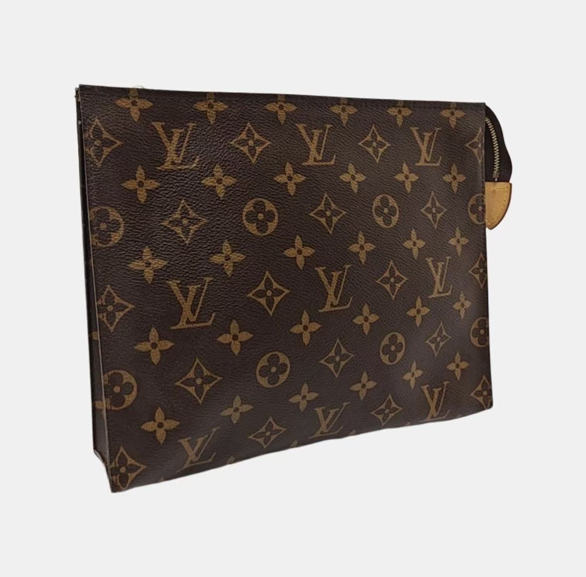 Louis Vuitton - Pochette Toilette 26 - Brown coated canvas - Brown - (Medium)