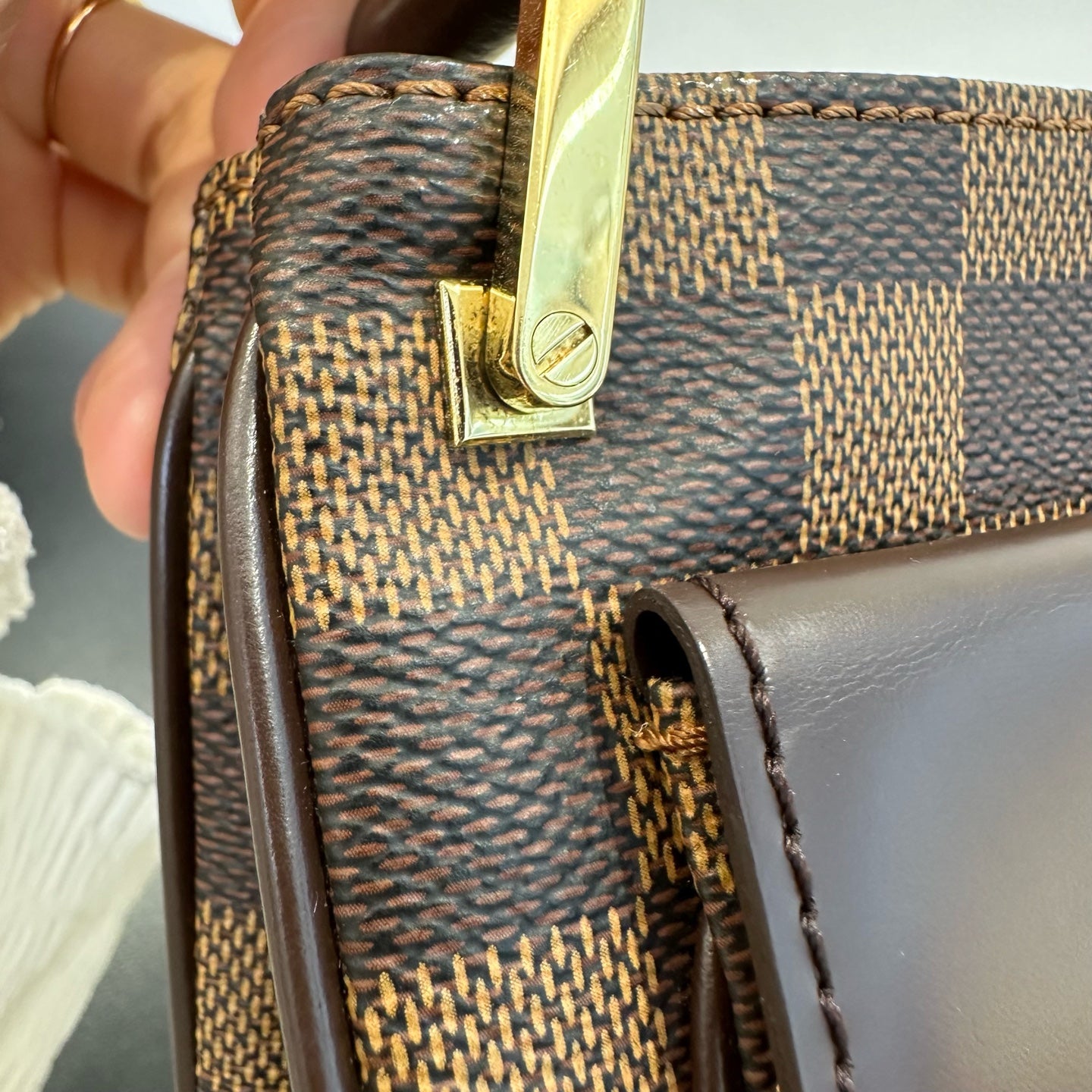 Louis Vuitton - Pochette Twin PM - Synthetic - Brown - (small)