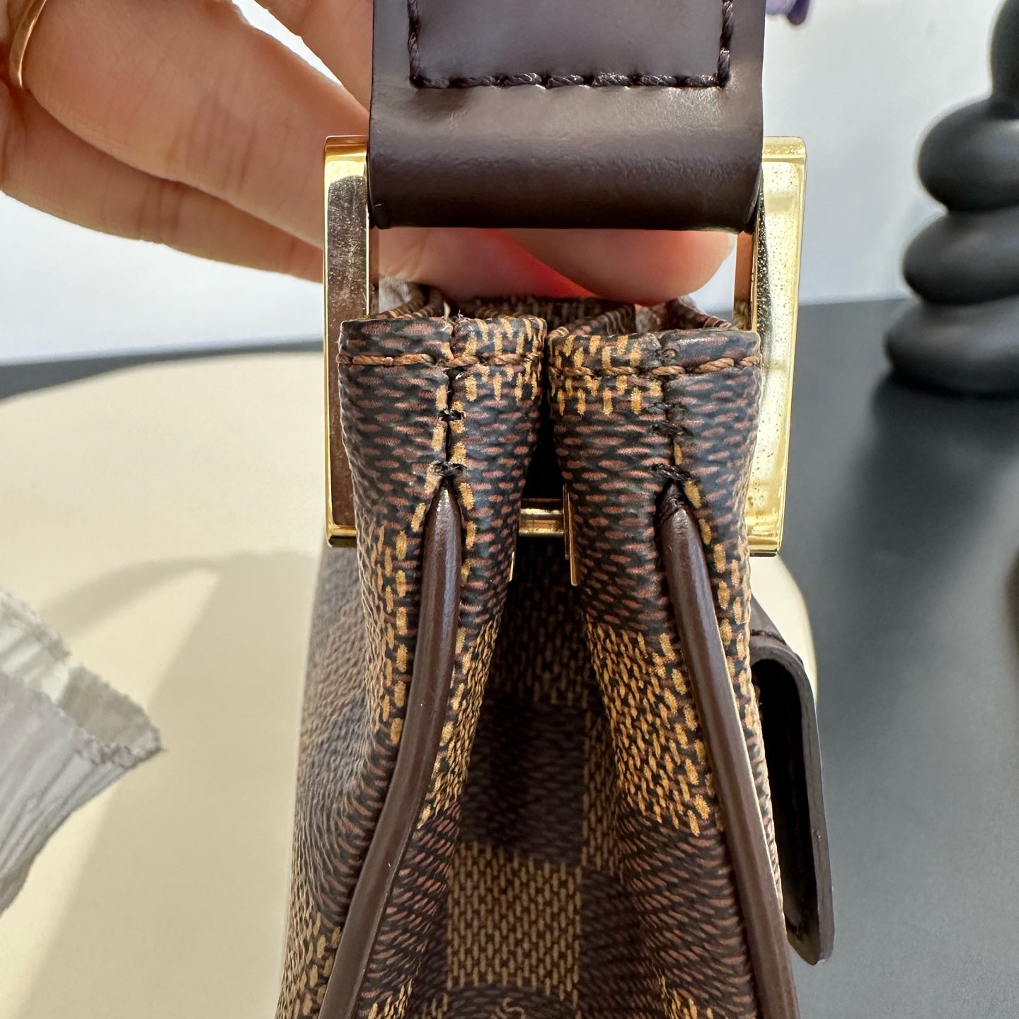 Louis Vuitton - Pochette Twin PM - Synthetic - Brown - (small)